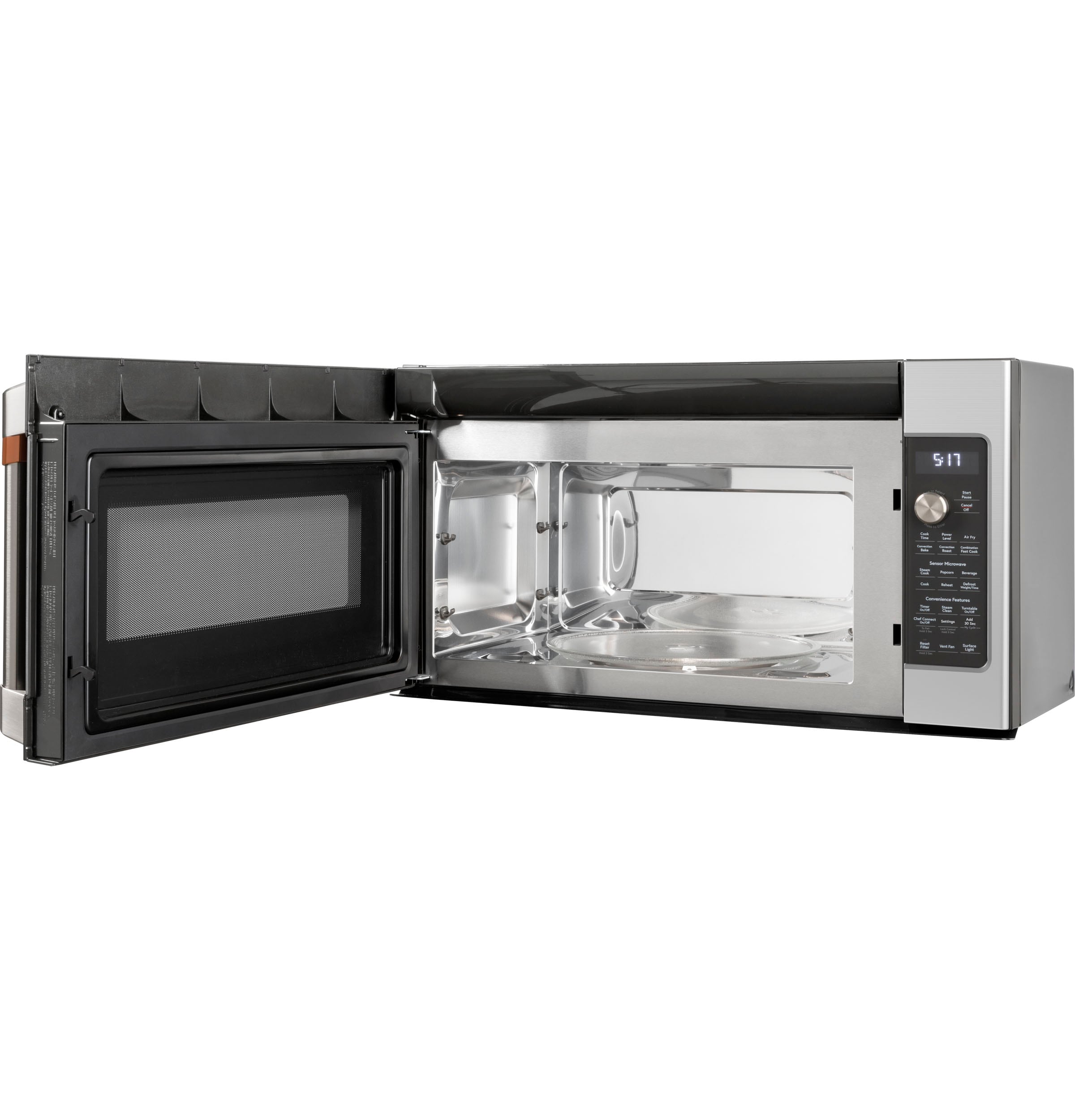 Cafe 1 7 cu ft 950 Watt Over the Range Convection Microwave with Sensor Cooking Matte White