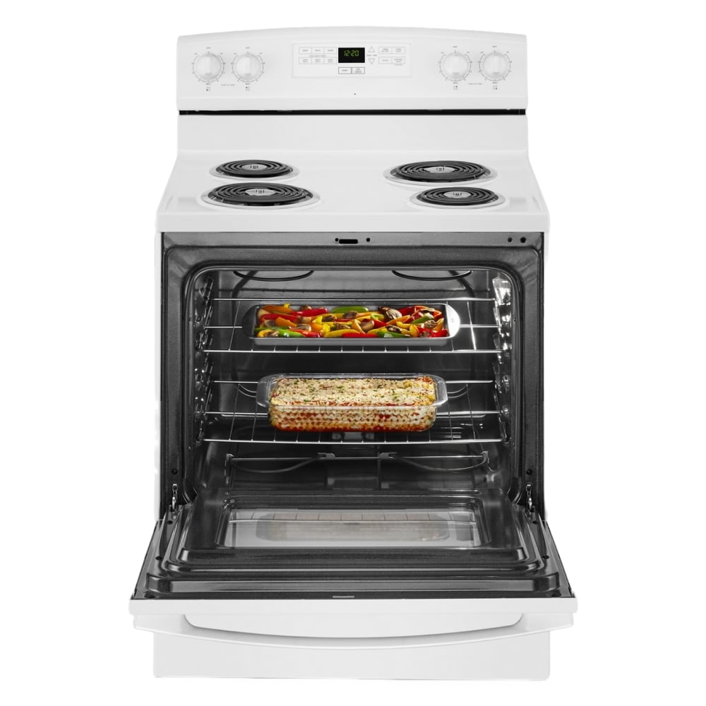 Amana 30-in 4 burners 4.8-cu ft Freestanding Electric Range ( White )