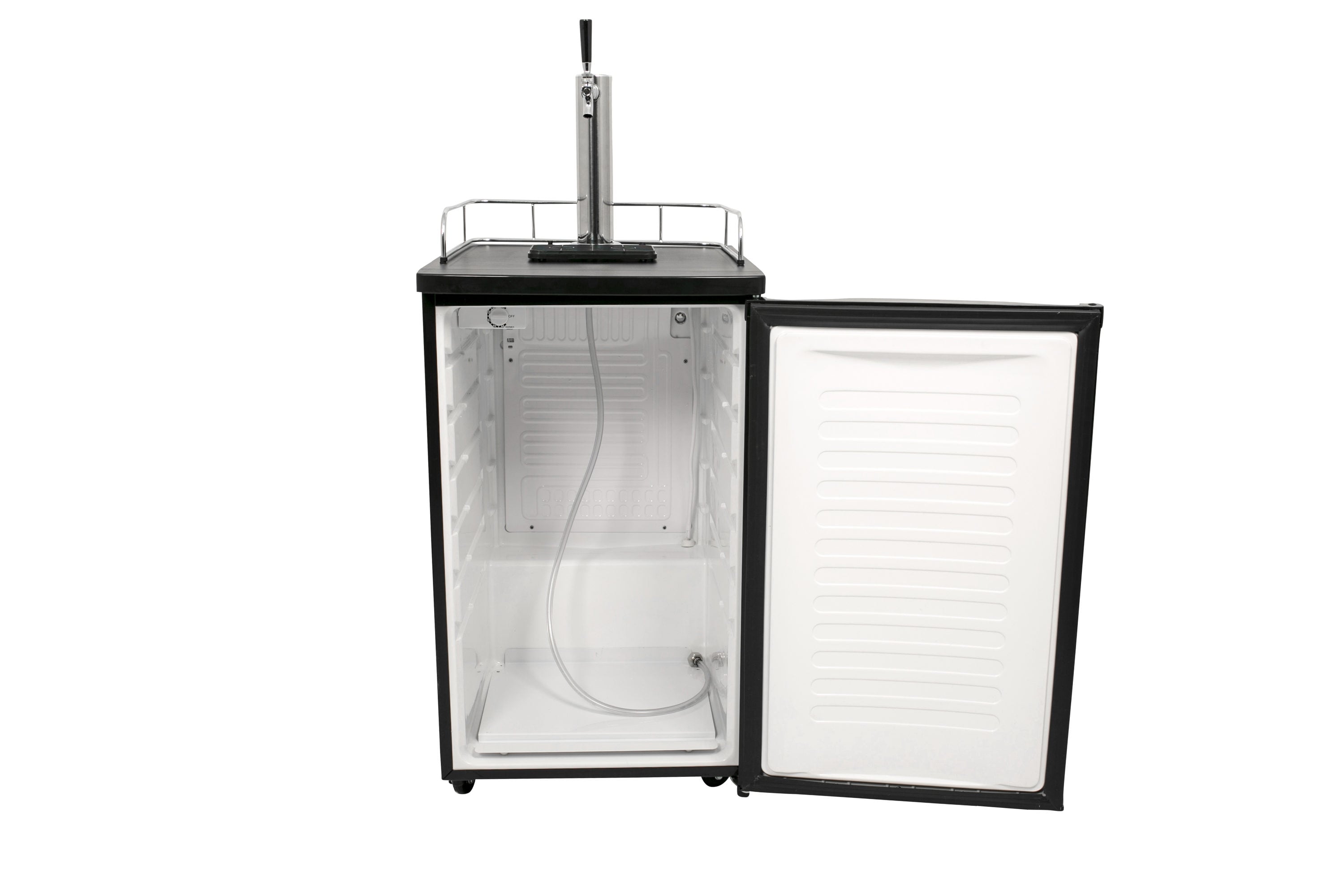 EdgeStar Single tap Half-barrel keg Stainless steel Manual Freestanding Beer kegerator