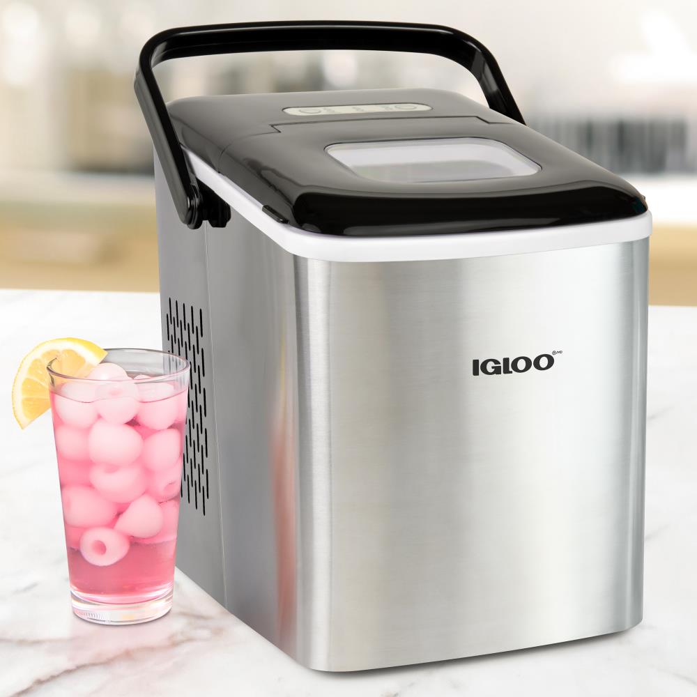 Igloo 2 Portable Countertop Ice Maker Stainless Steel
