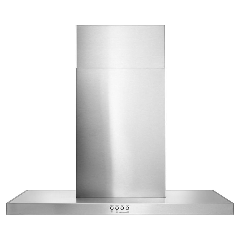 Whirlpool Convertible Stainless Steel Wall Mounted Range Hood Common 30 Inch Actual 30 in