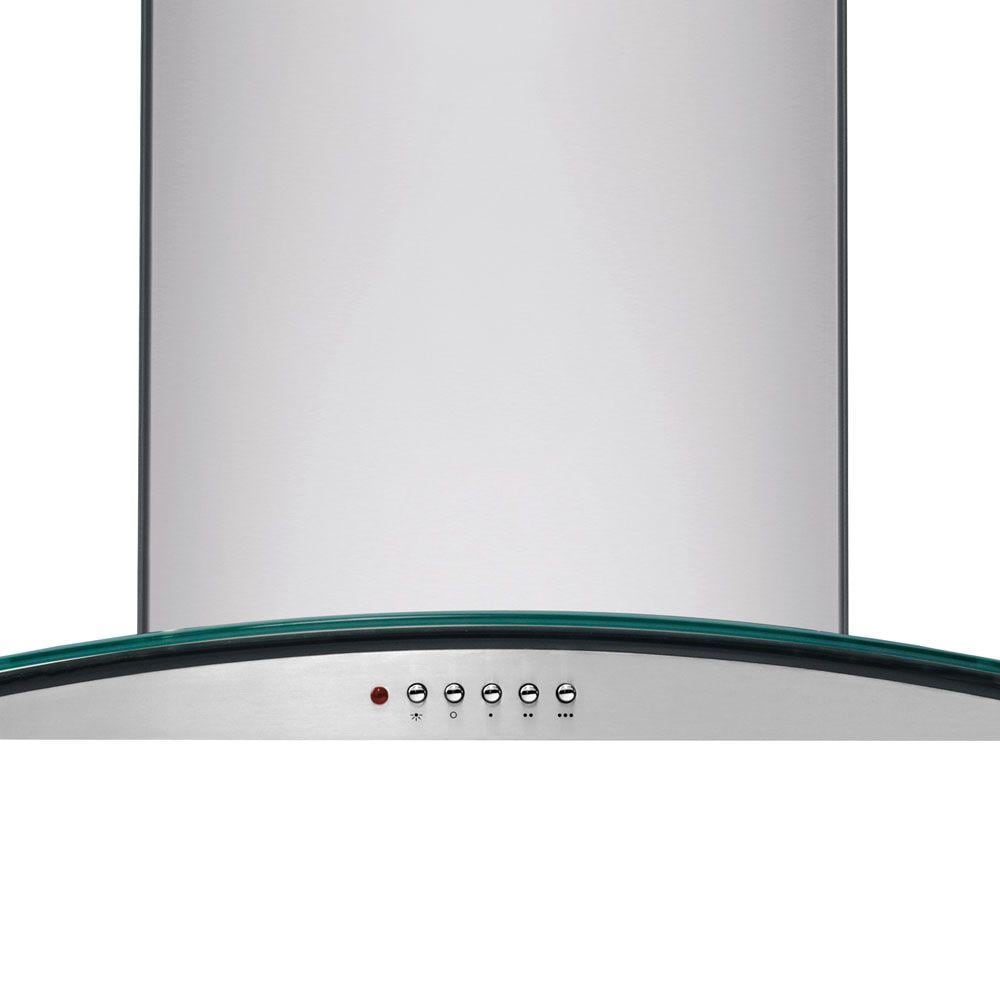 Frigidaire 42 in Convertible Stainless Steel Island Range Hood Common 42 in Actual 41 875 in