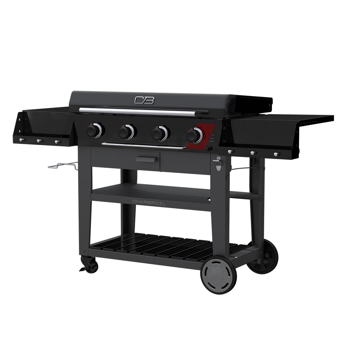 Charbroil 36 inch Performance Deluxe Griddle 4 -Burner Liquid propane Flat Top Grill