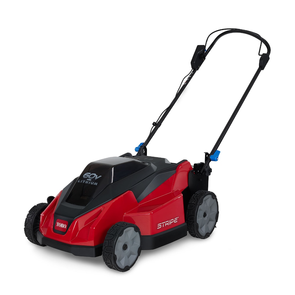Toro Stripe 60-volt , ( 1 ) 4 Ah 21-in Push Battery Walk Mower , Bagger Included