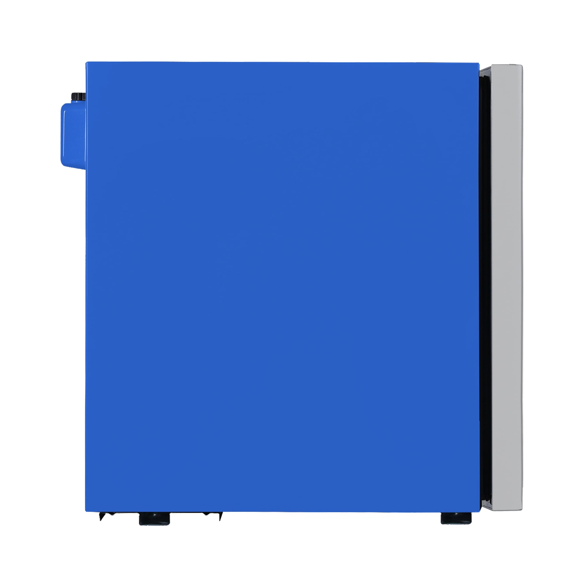 Frigidaire 22.25-in W 50 -Can Capacity Blue Freestanding Indoor Beverage Refrigerator with Glass Door