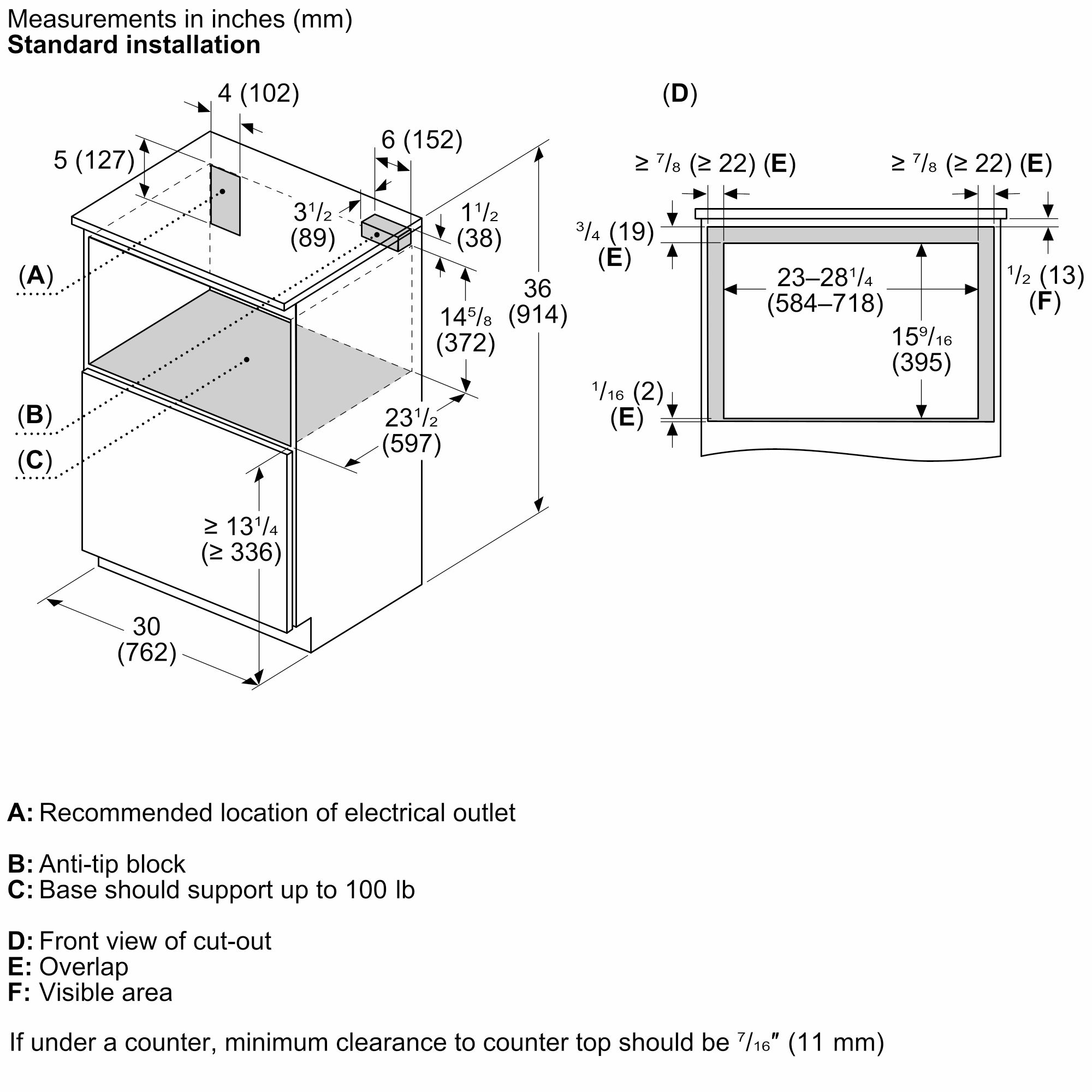 Bosch 800 Series 30in 1 2 cu ft Built In Drawer Microwave in Stainless Steel