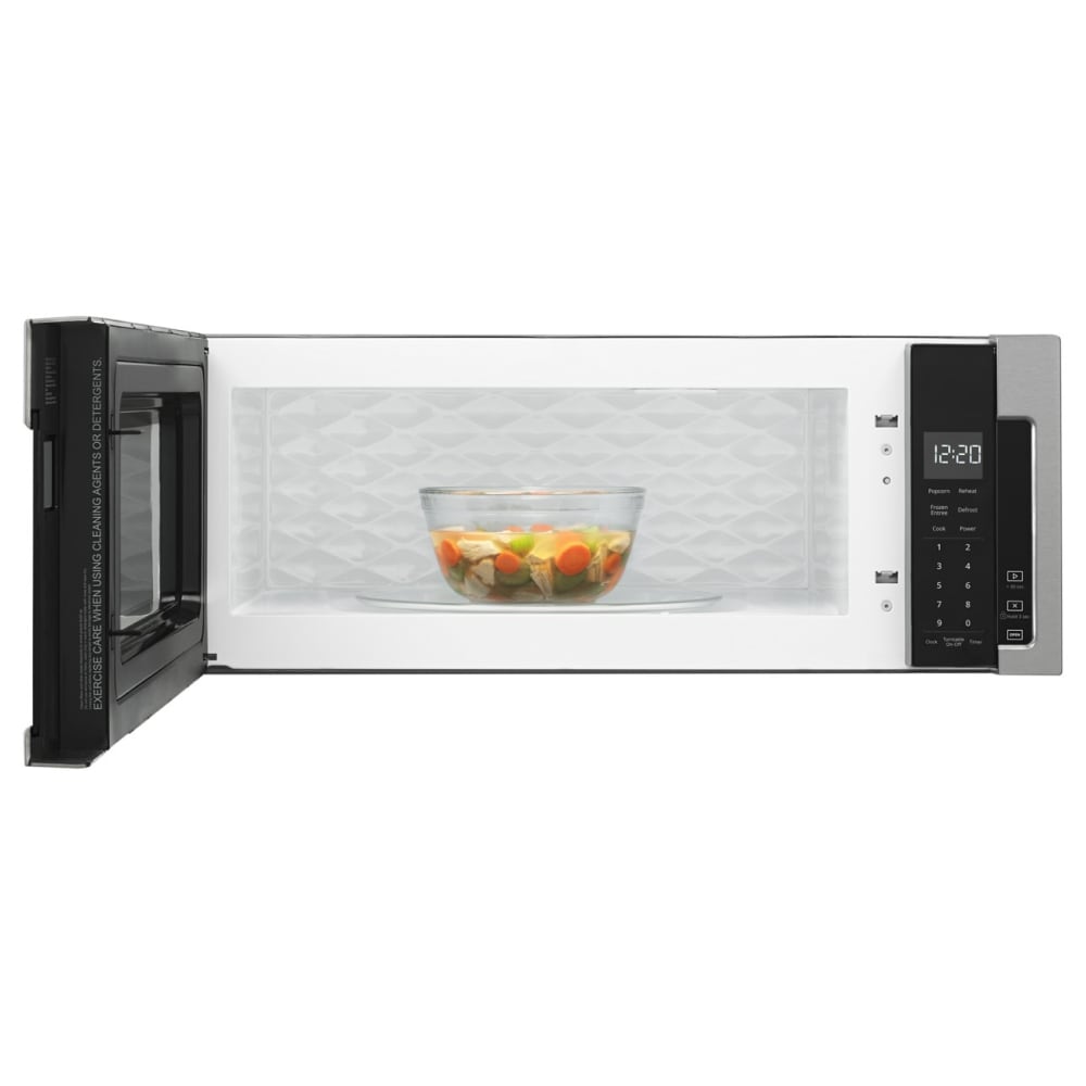 Whirlpool Low Profile Microwave Hood Combination 1 1 cu ft Over the Range Microwave Stainless Steel