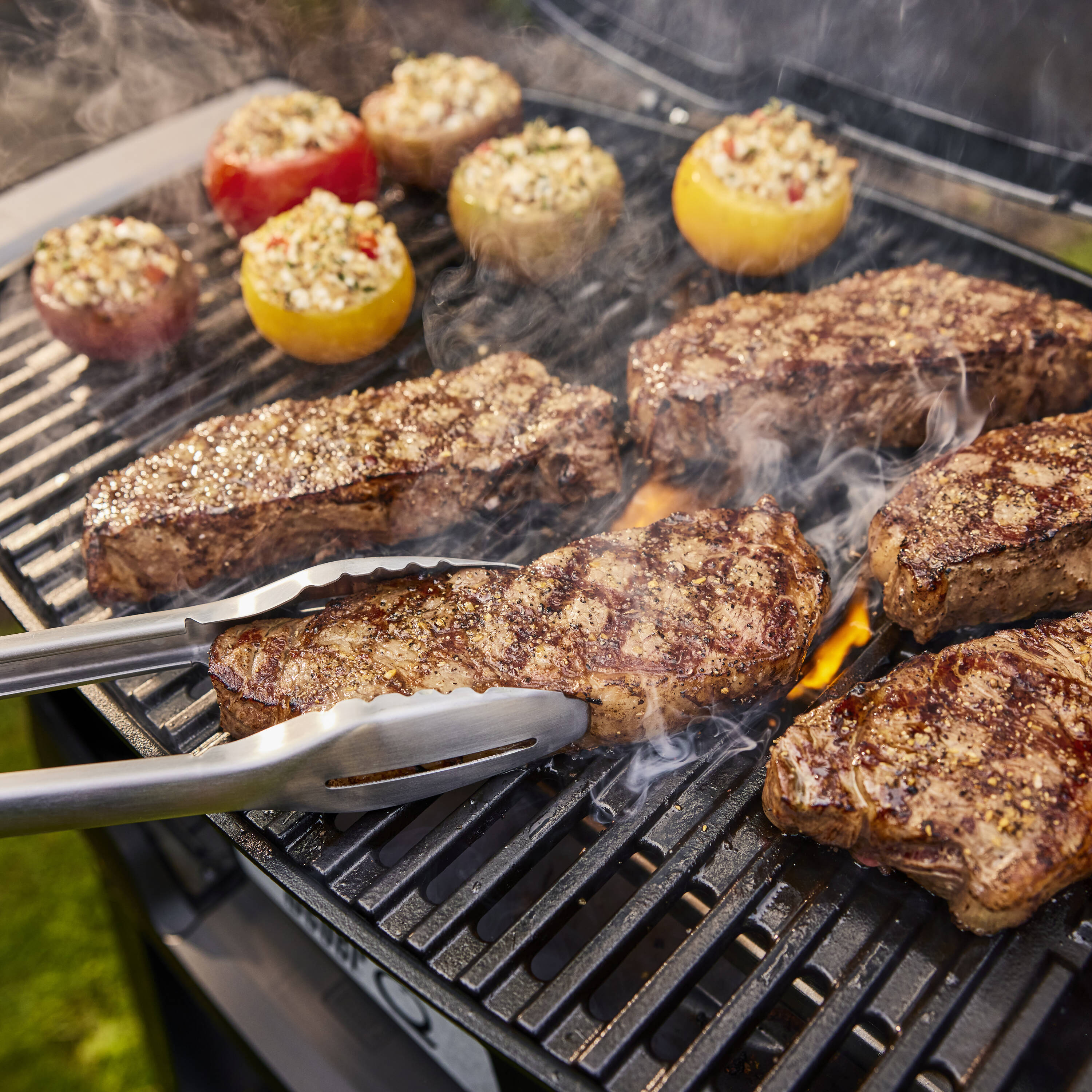 Weber Q 2800N+ 320-Sq. in Midnight Black Portable Liquid propane Grill