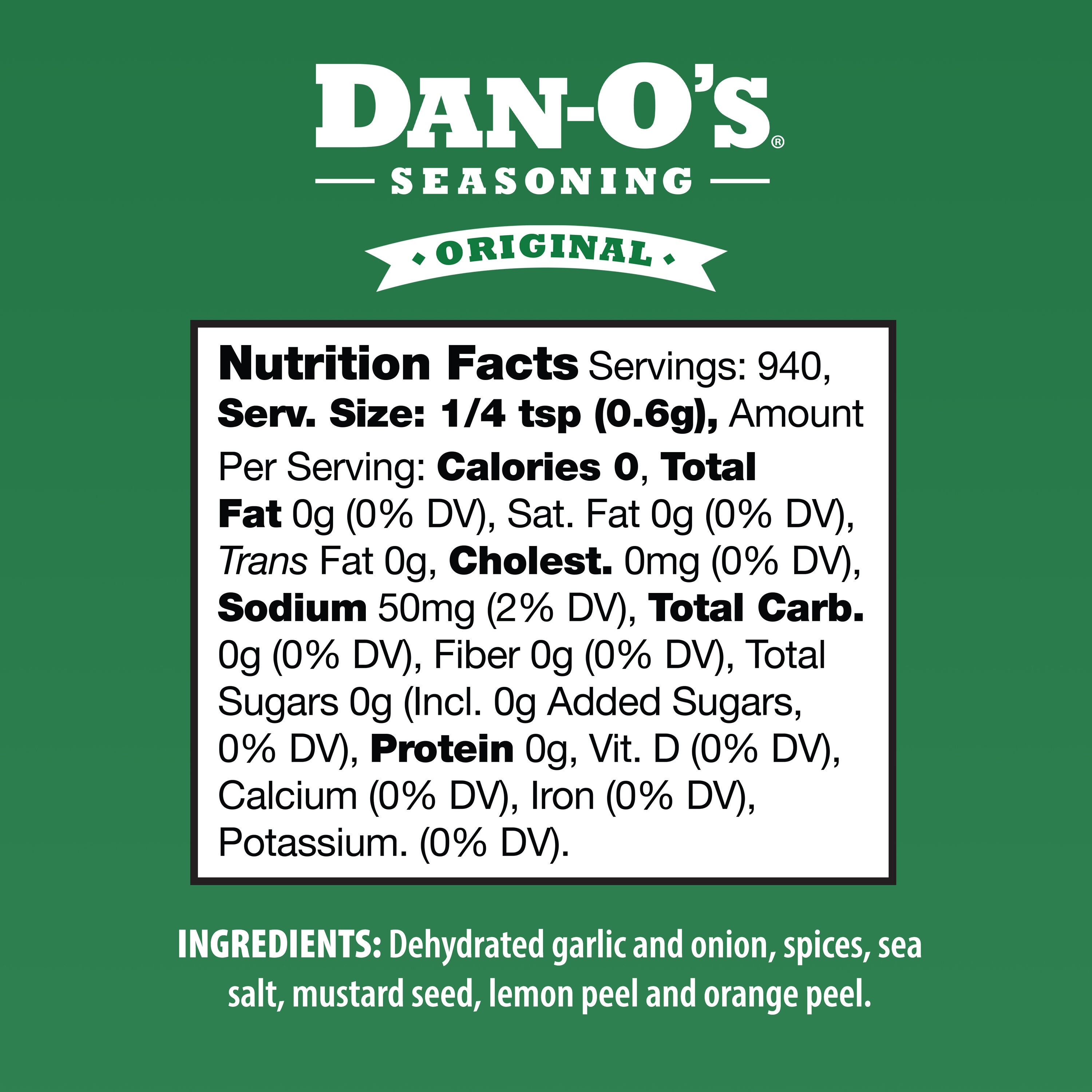 Dan-O's Seasoning 20-oz Original Seasoning blend
