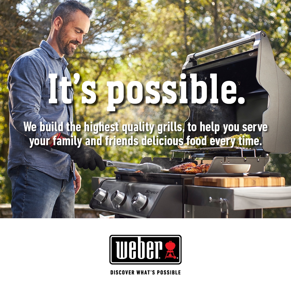 Weber Spirit 200 3 -Pack 15.3-in x Porcelain-coated steel Heat plate