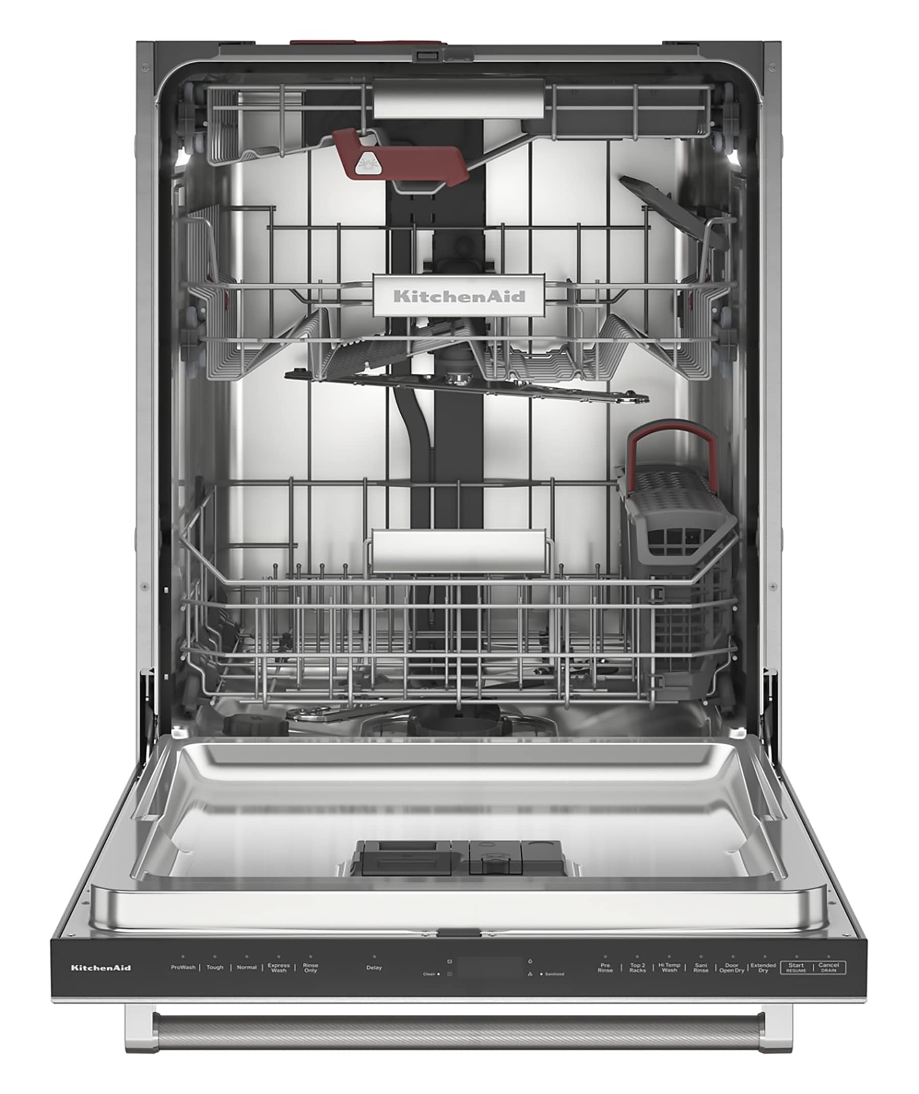 KitchenAid KitchenAid 39 dBA Panel Ready Flush to cabinet Dishwasher with FreeFlex Fit Third Level Rack