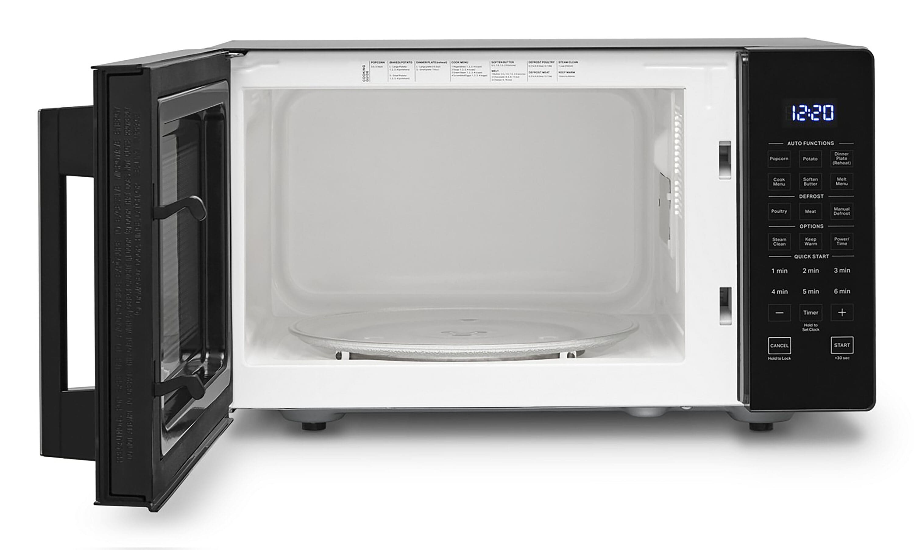 Whirlpool Countertop Microwave with 900 Watts Cooking Power Black