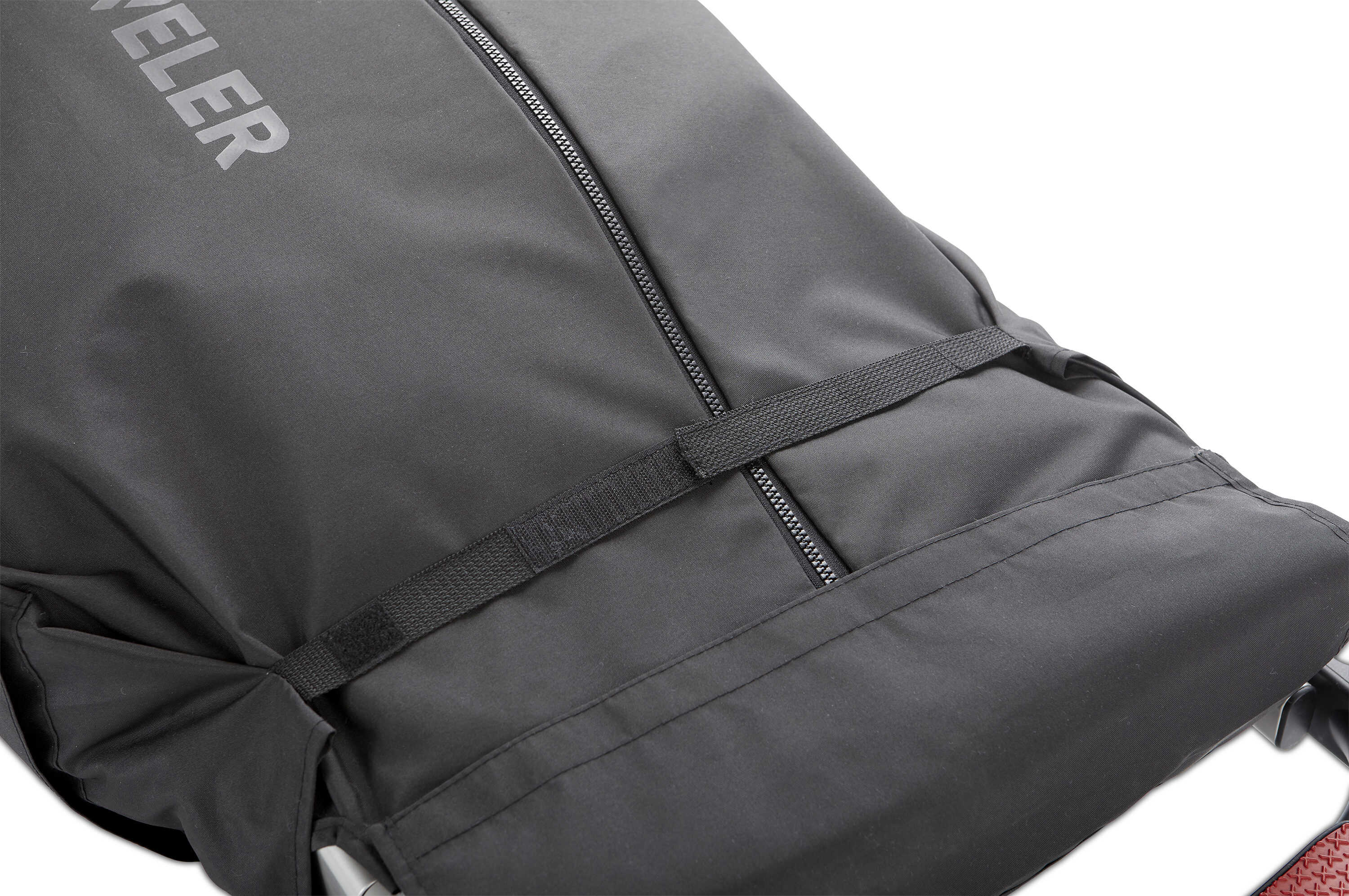 Weber Traveler 40.55-in W x 13.81-in H Black Gas grill Cover