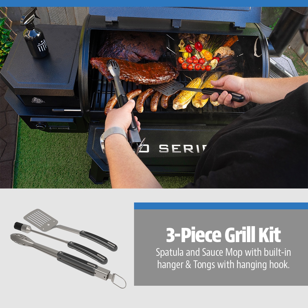 Pit Boss Pro 3 -Piece Stainless steel Tool set