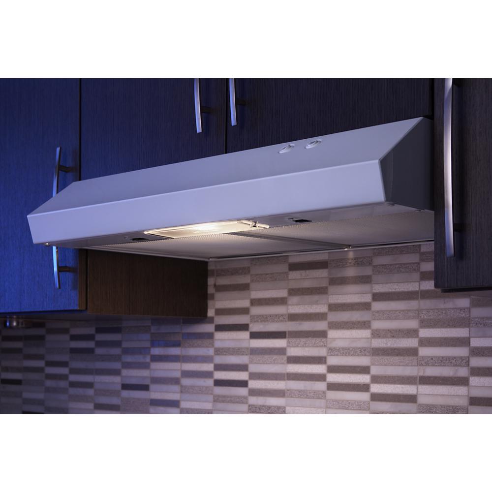 Whirlpool 30 in Ducted White Undercabinet Range Hood Common 30 in Actual 29 9 in
