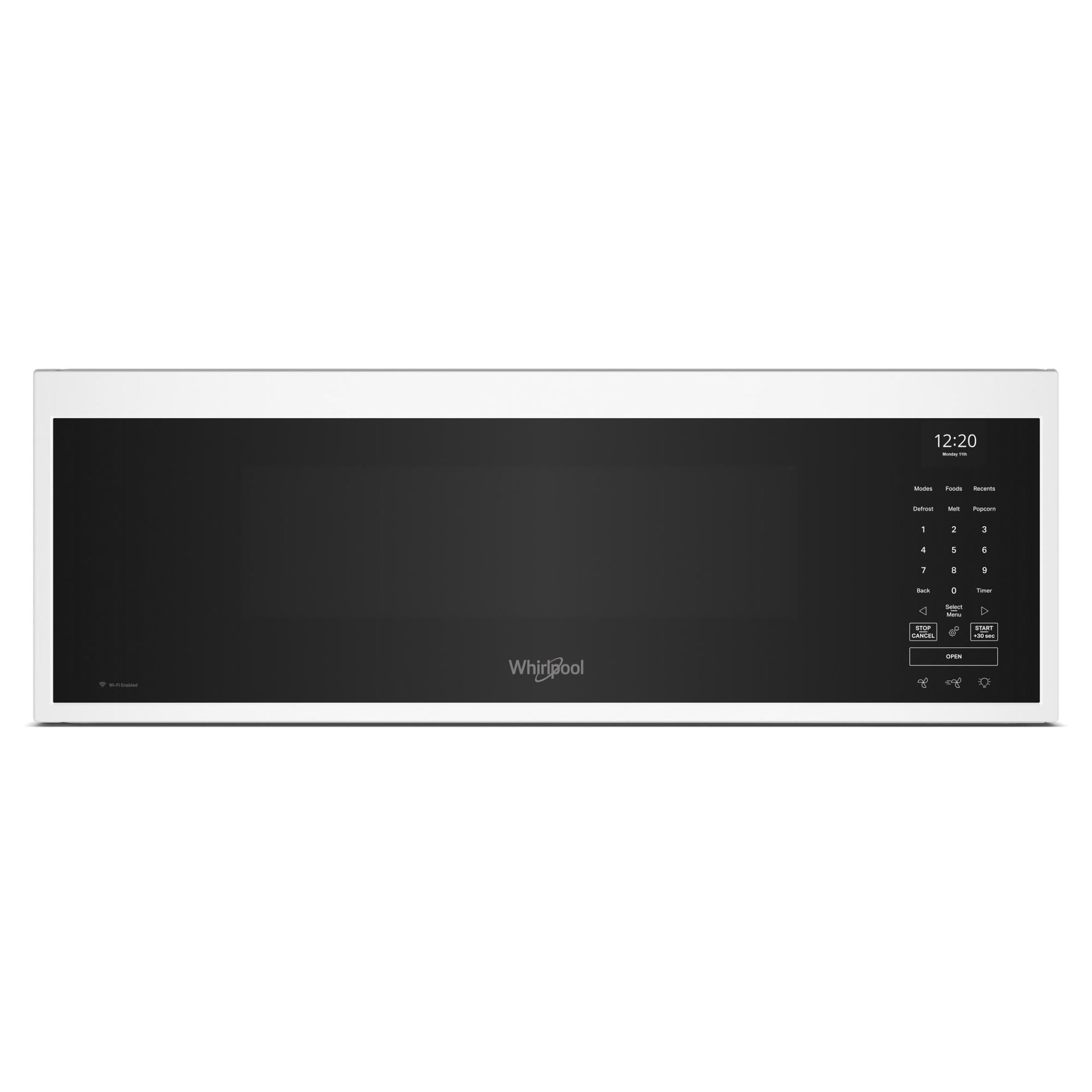 Whirlpool Whirlpoool Smart Low Profile Microwave Hood Combination with 450 CRM 4 Speed Venting