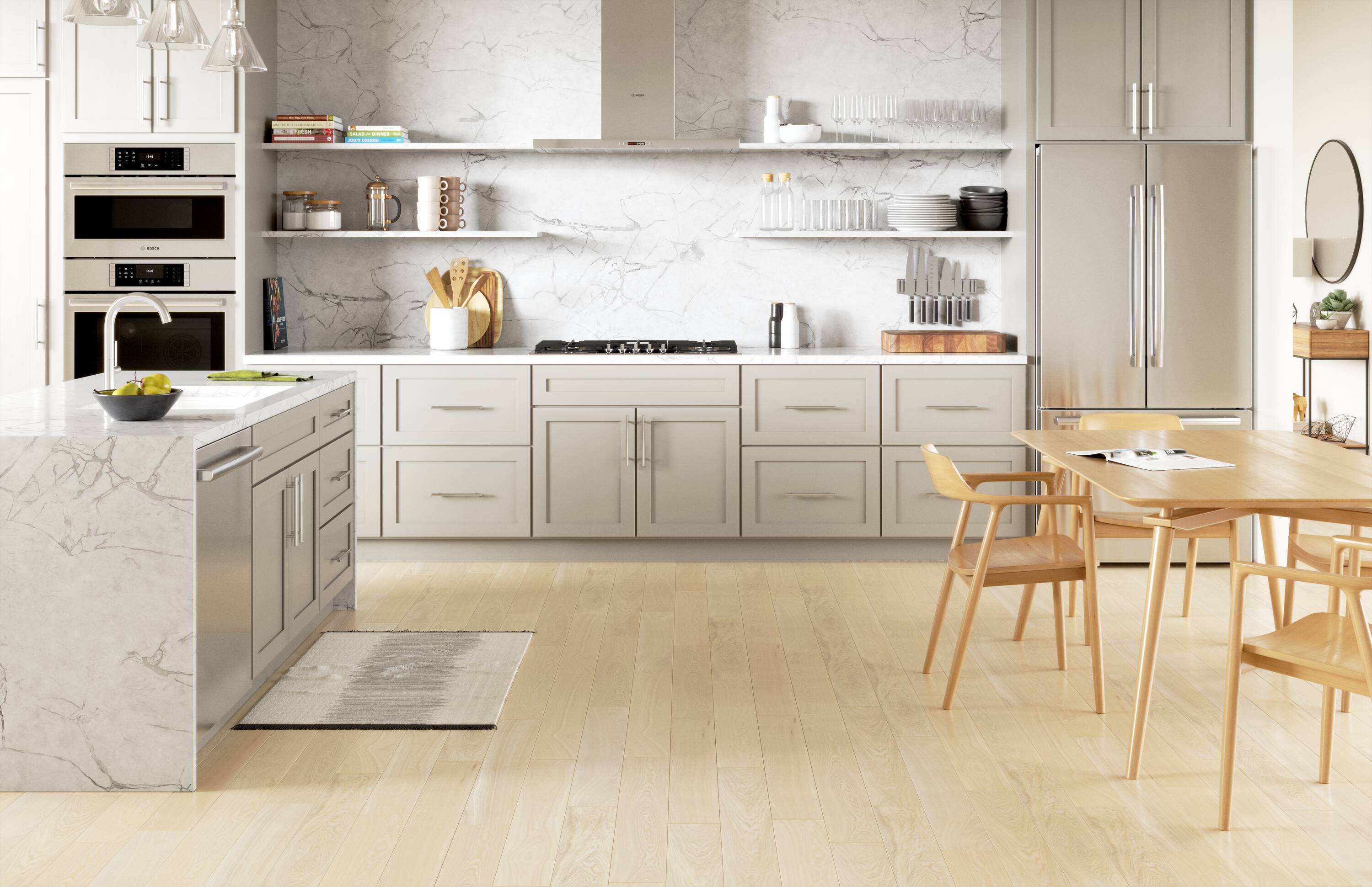 Bosch Benchmark Series 36-in 5 burners Stainless steel Gas Cooktop