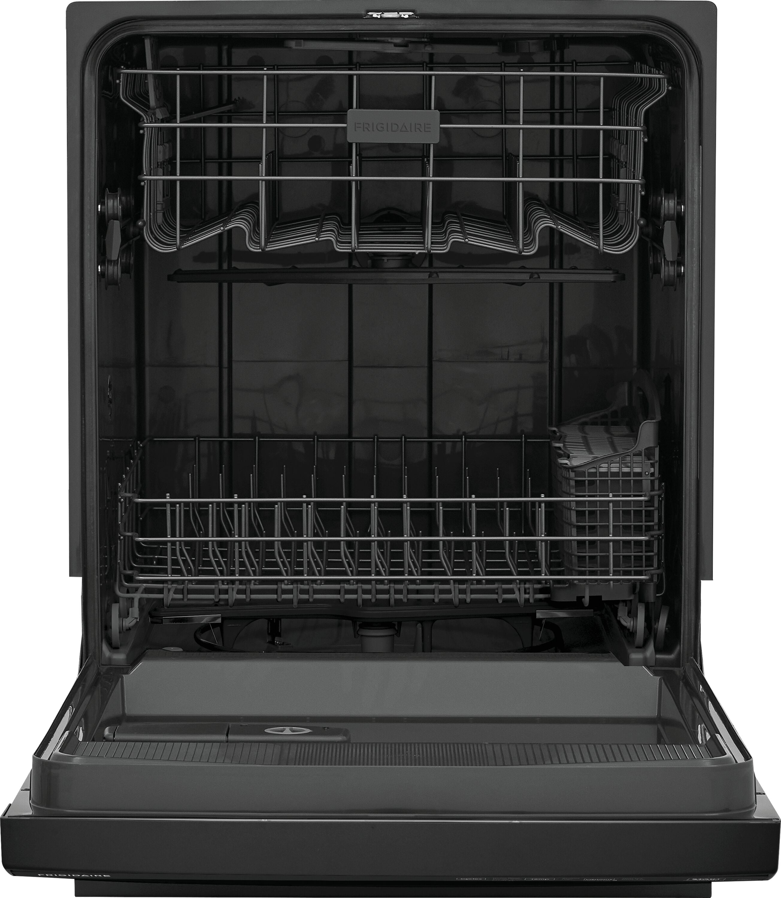 Frigidaire Front Control 24 in Built In Dishwasher Black ENERGY STAR 54 dBA