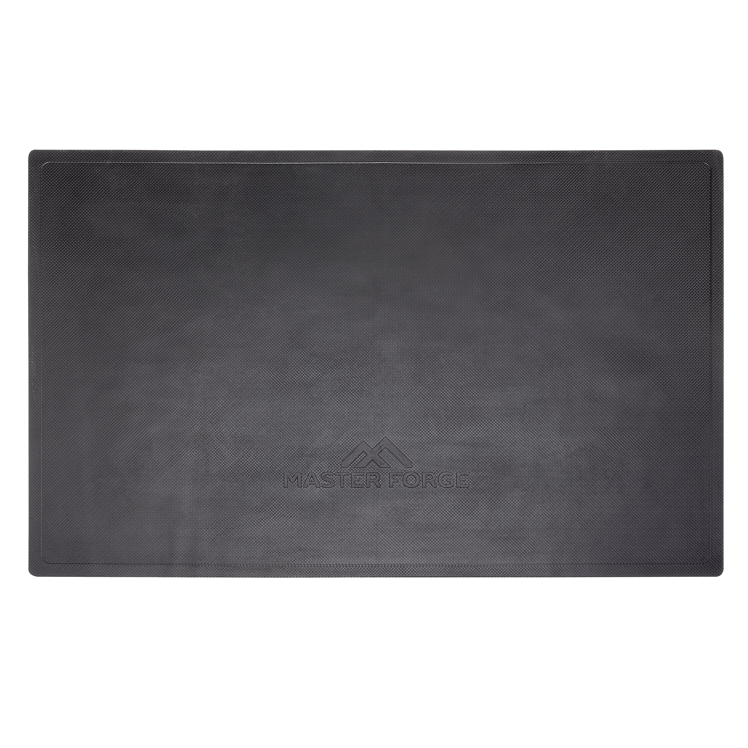Master Forge Black Rubber Rectangular Grill Mat