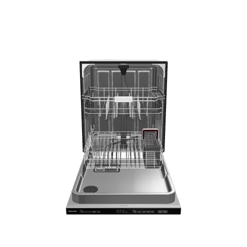 KitchenAid 24 in 47 dBA Two Rack Dishwasher with Hidden Controls and PROWASH Cycle Stainless Steel with PRINTSHIELD Finish