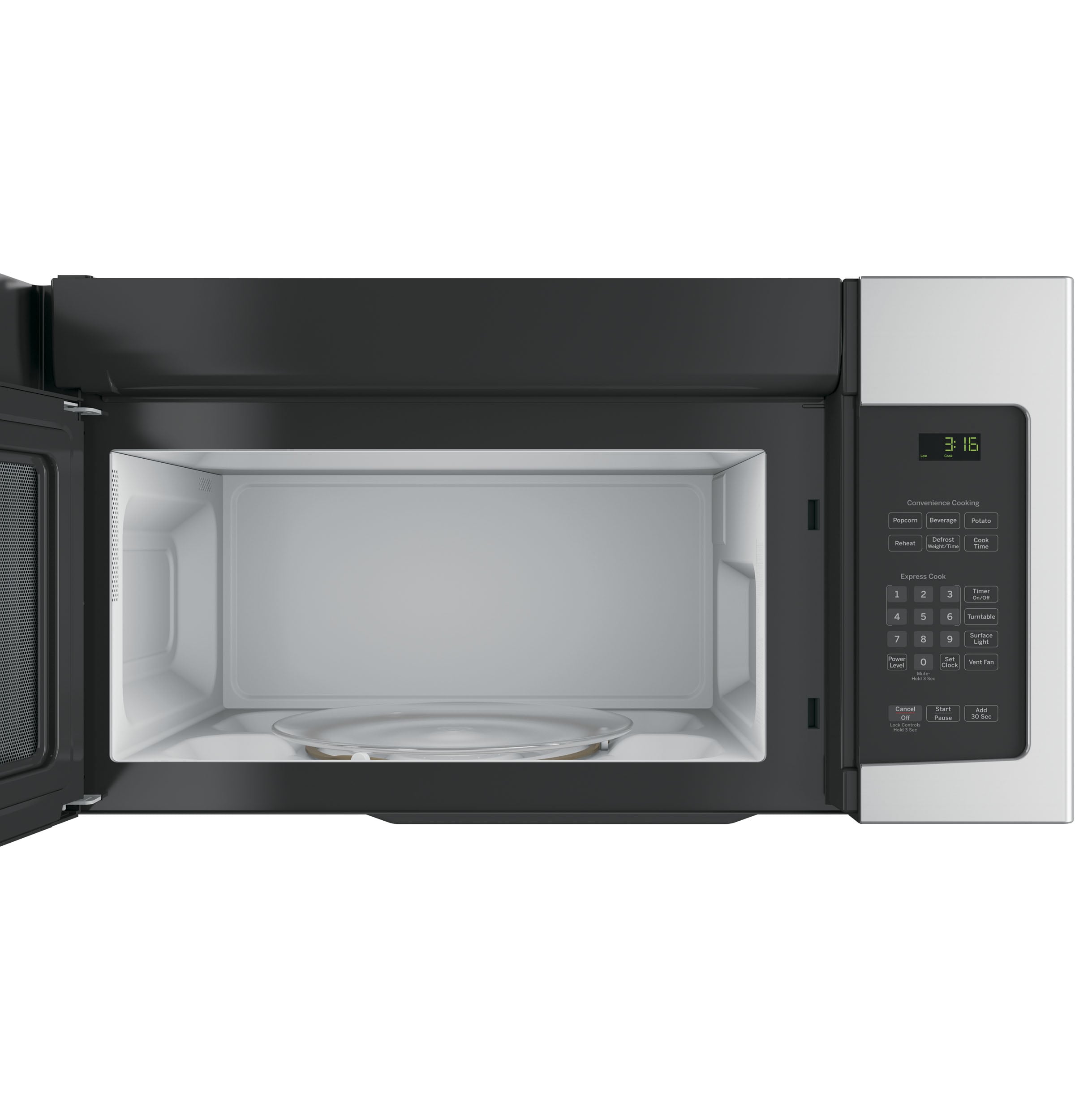 GE 1 6 cu ft 1000 Watt Over the Range Microwave Stainless Steel