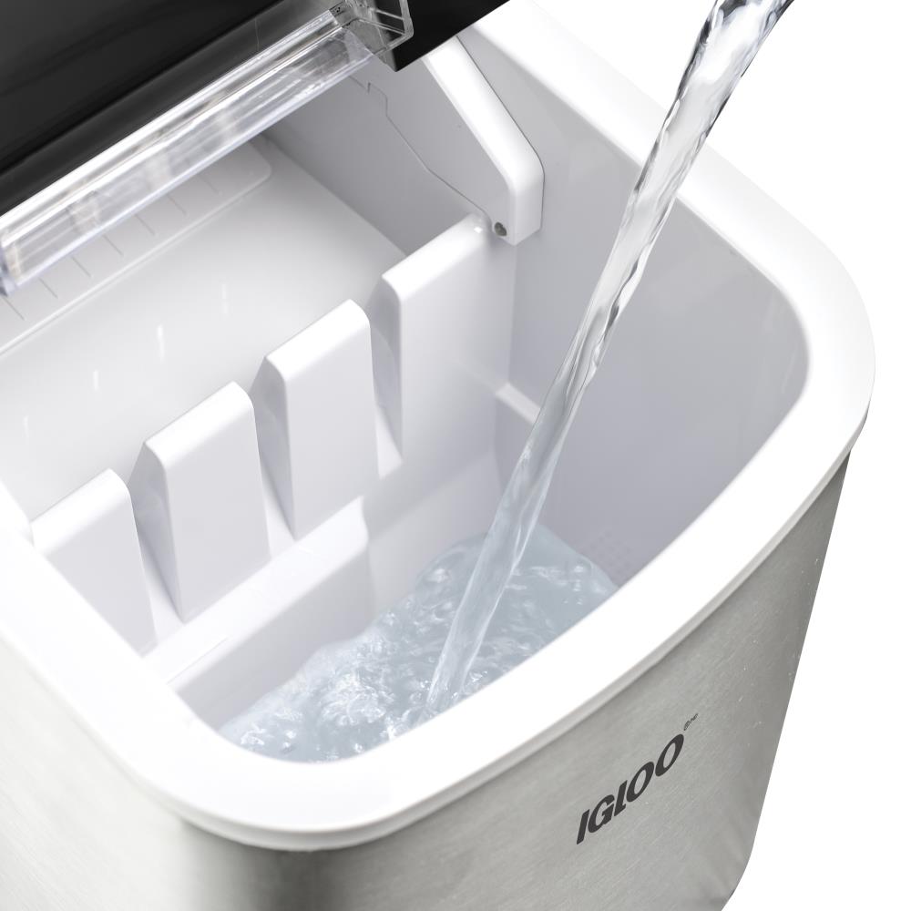 Igloo 2 Portable Countertop Ice Maker Stainless Steel