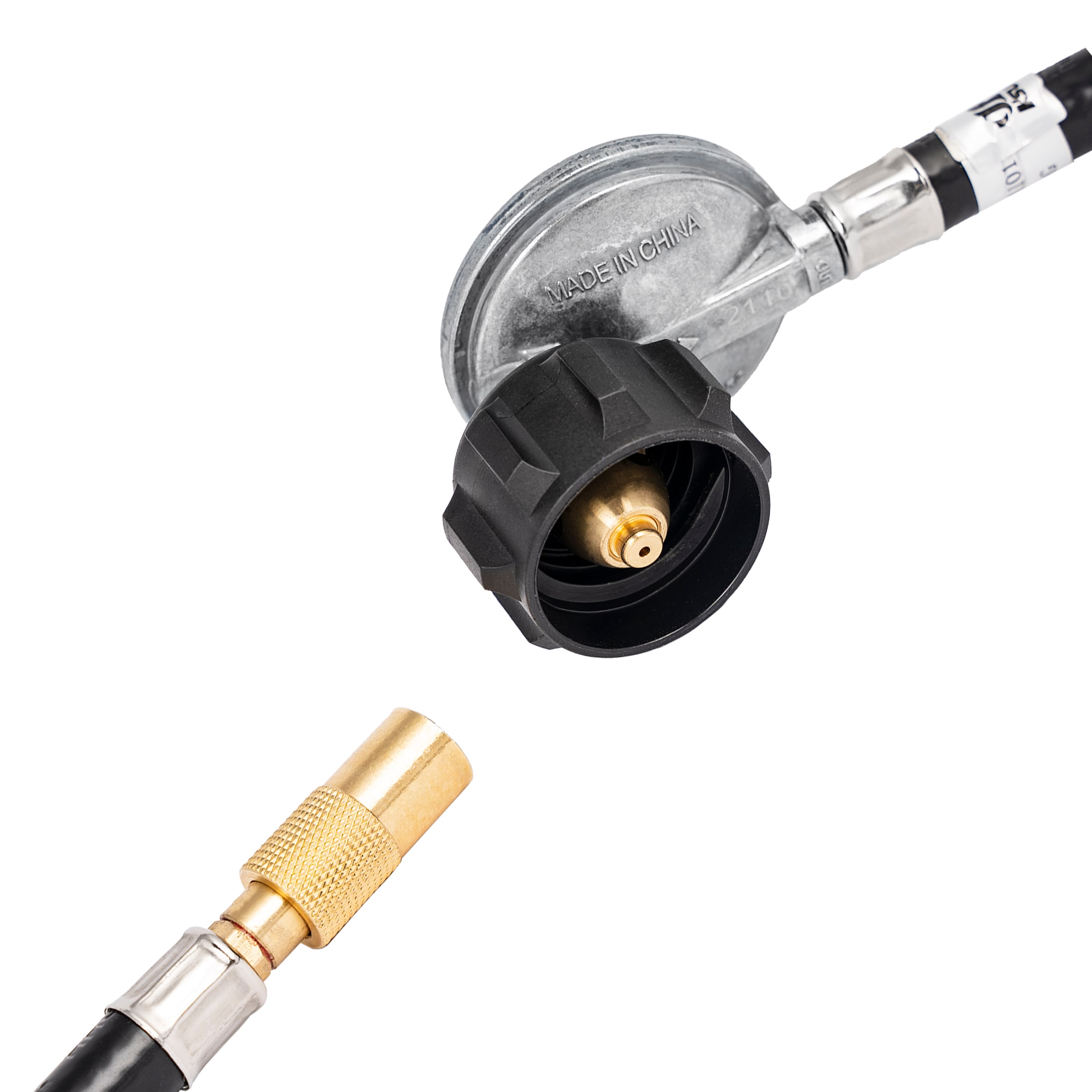 Blackstone Rubber 1-lb to 20-lb LP hose and adapter