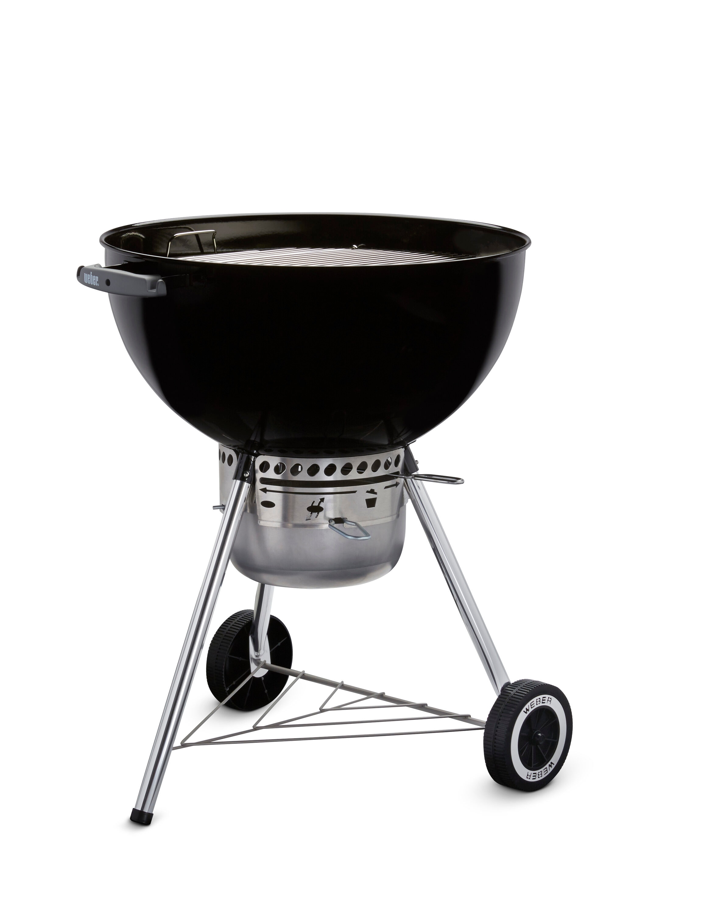 Weber Original Kettle Premium 22-in W Black Kettle Charcoal Grill