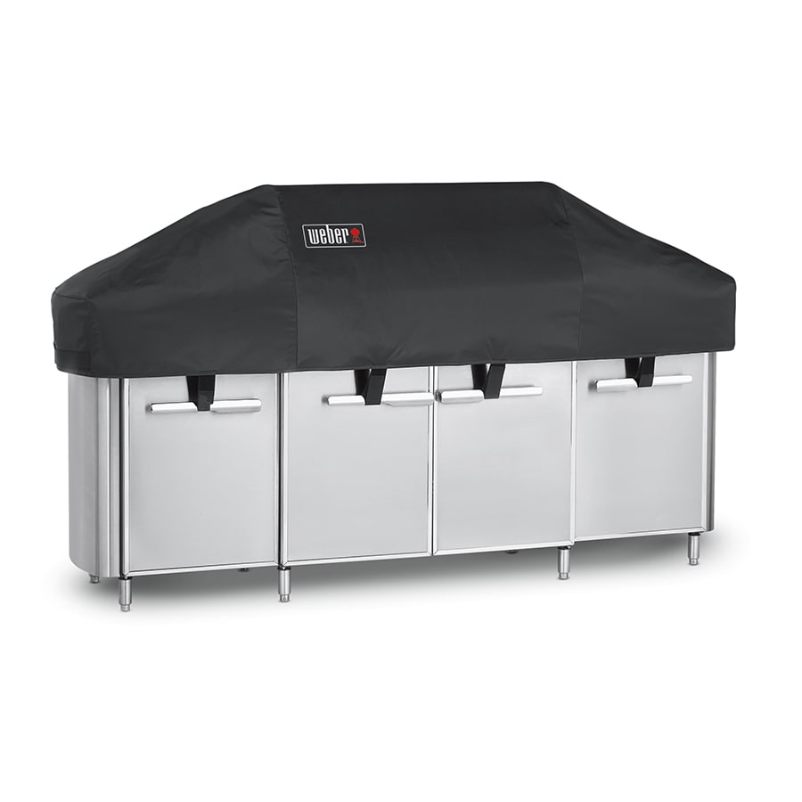 Weber 91-Inches W x 21.5-Inches H Black Modular outdoor kitchen gas grill Cover