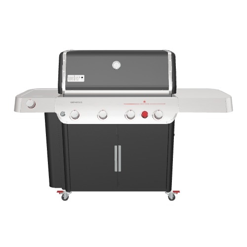 Weber Genesis E-435 Black 4 -Burner Liquid Propane Gas Grill 1 -Side Burner