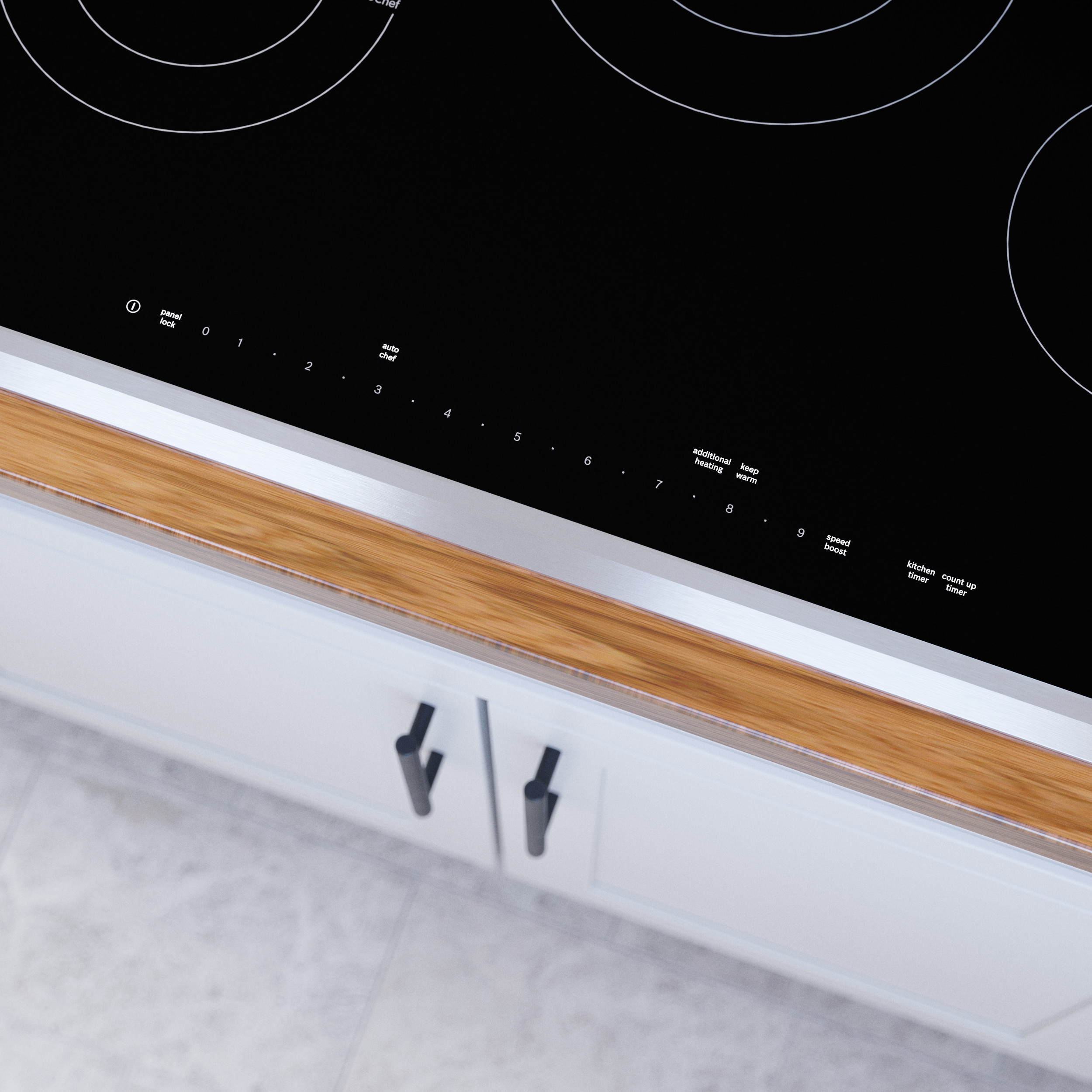 Bosch Benchmark Series 30-in 5 burners Smooth Surface (Radiant) Black Electric Cooktop