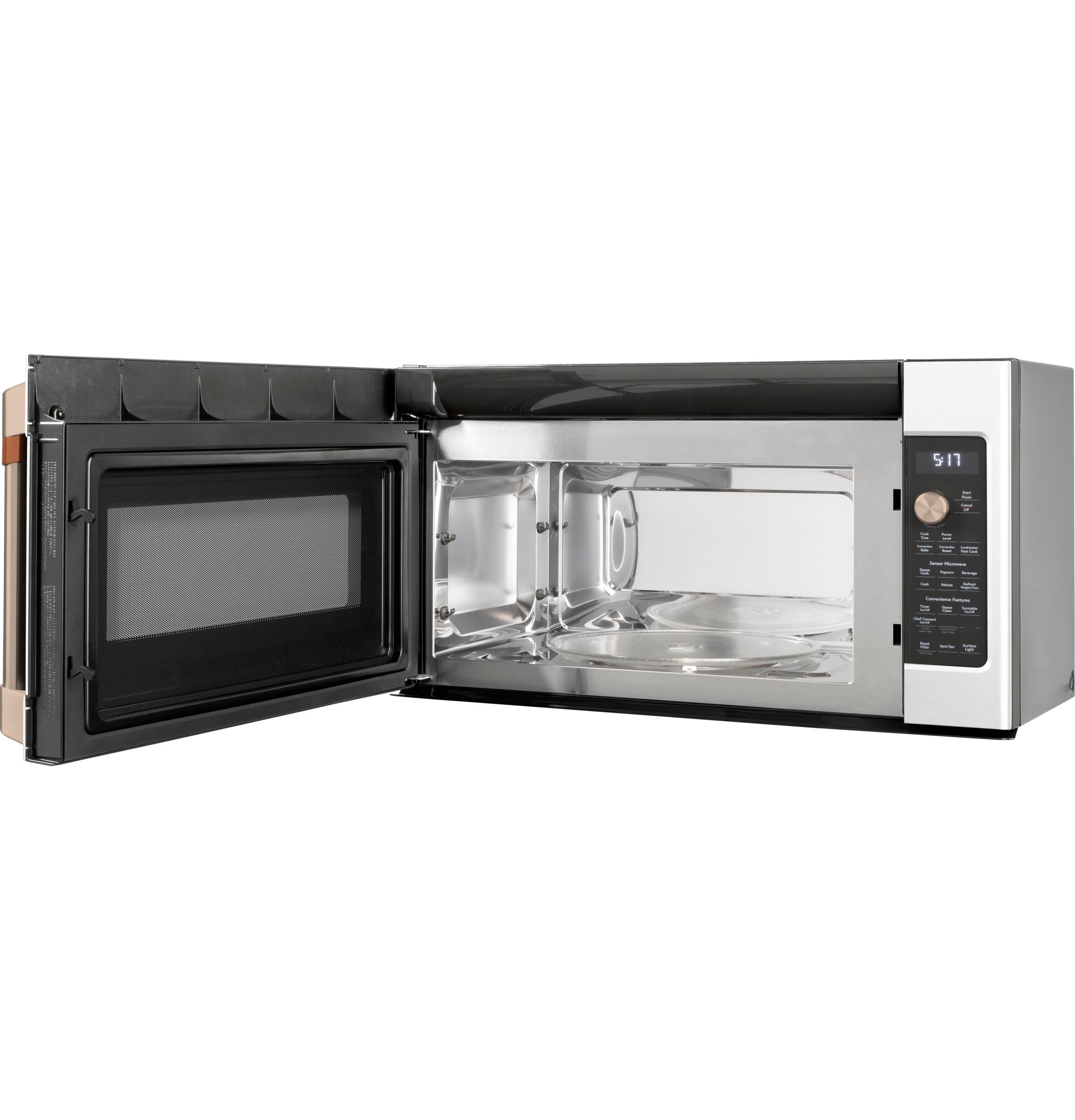 Cafe 1 7 cu ft 950 Watt Over the Range Convection Microwave with Sensor Cooking Stainless Steel
