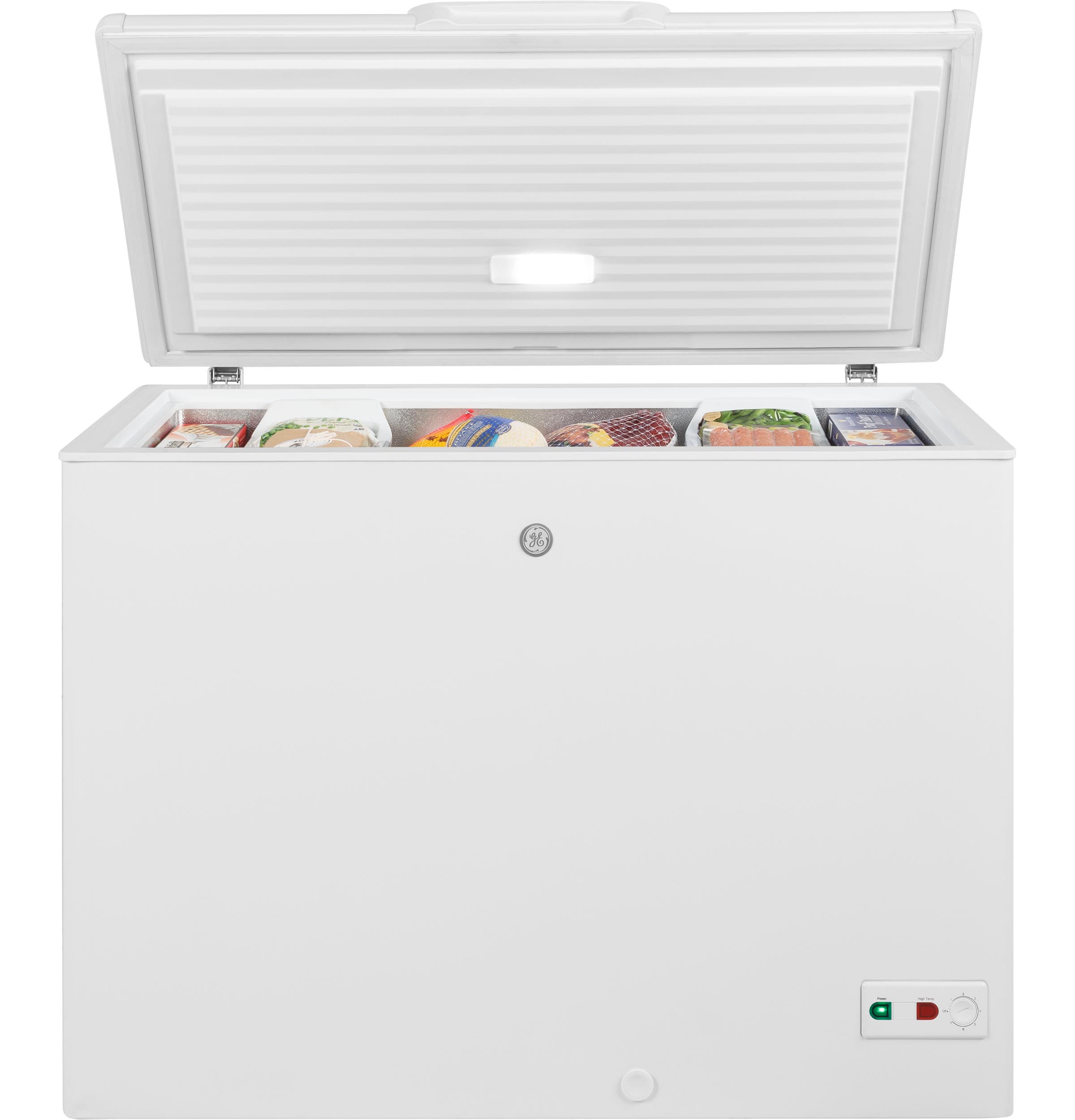 GE Garage Ready 10 7 cu ft Garage Ready Manual Defrost Chest Freezer White