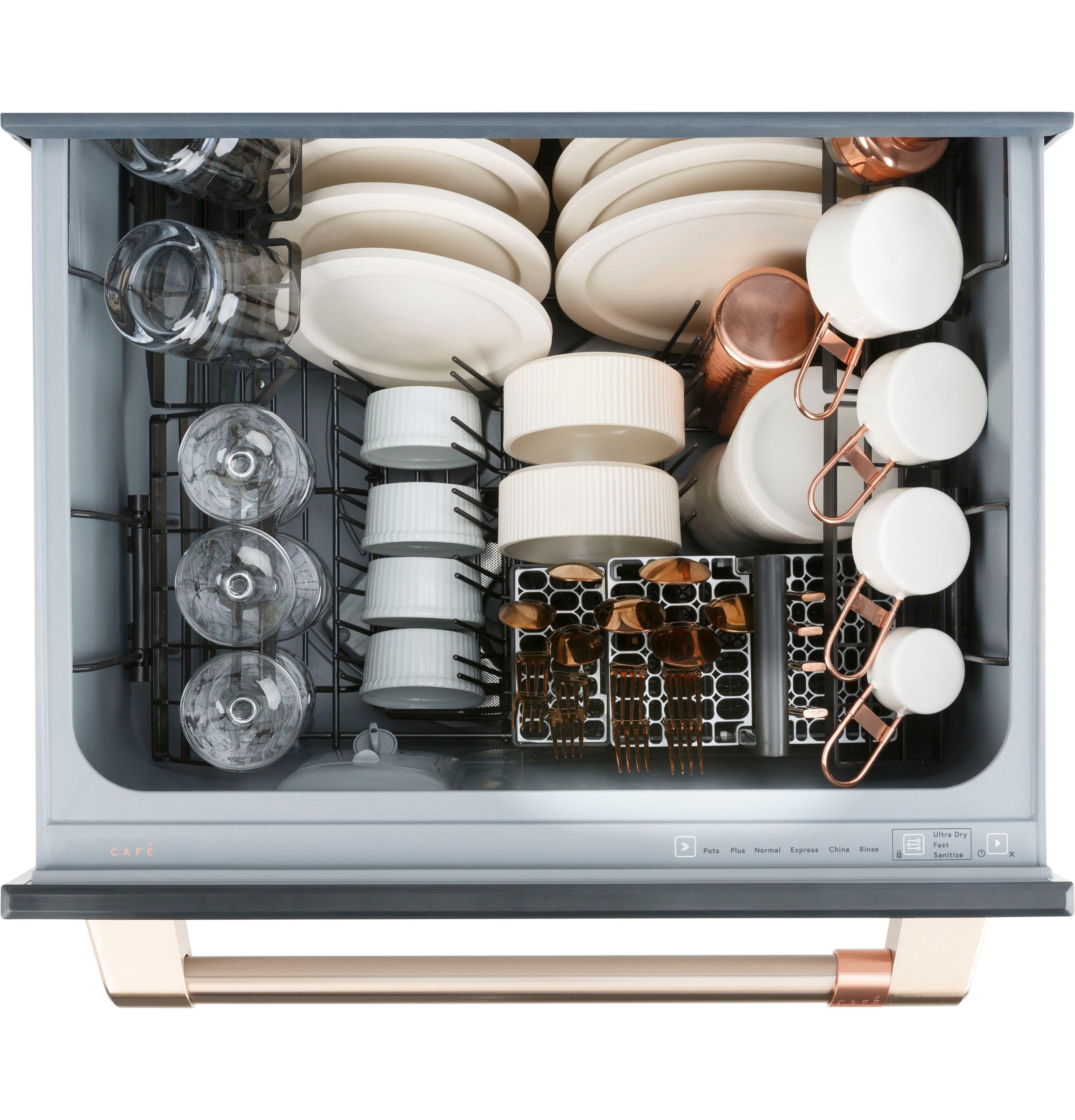 Cafe 46 Decibel 24 in Drawer Dishwasher Matte White