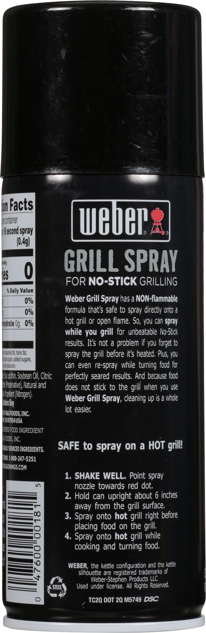 Weber 6 Ounce(s) Non-stick grill spray Cooking Spray