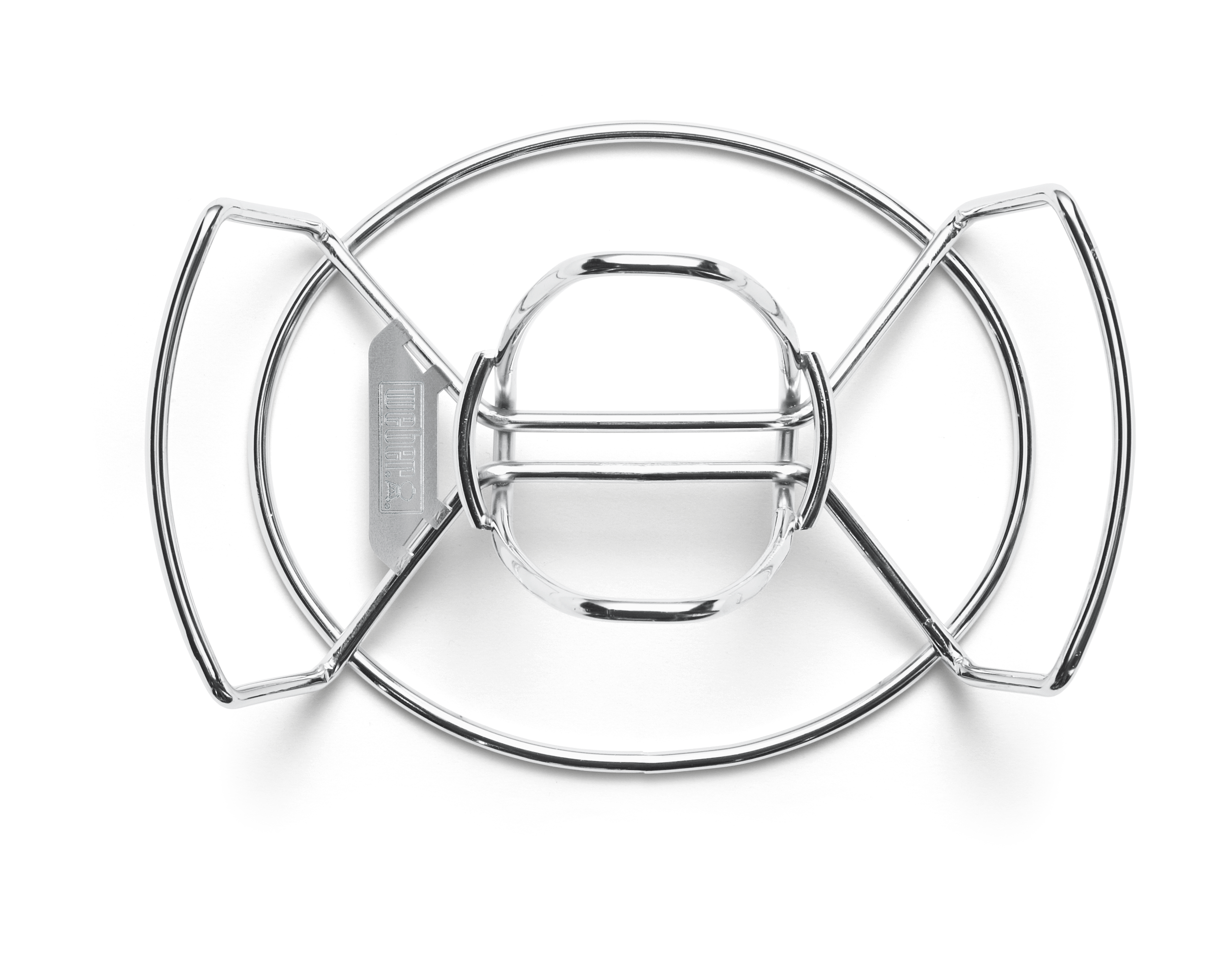 Weber Plated steel Beer can chicken rack