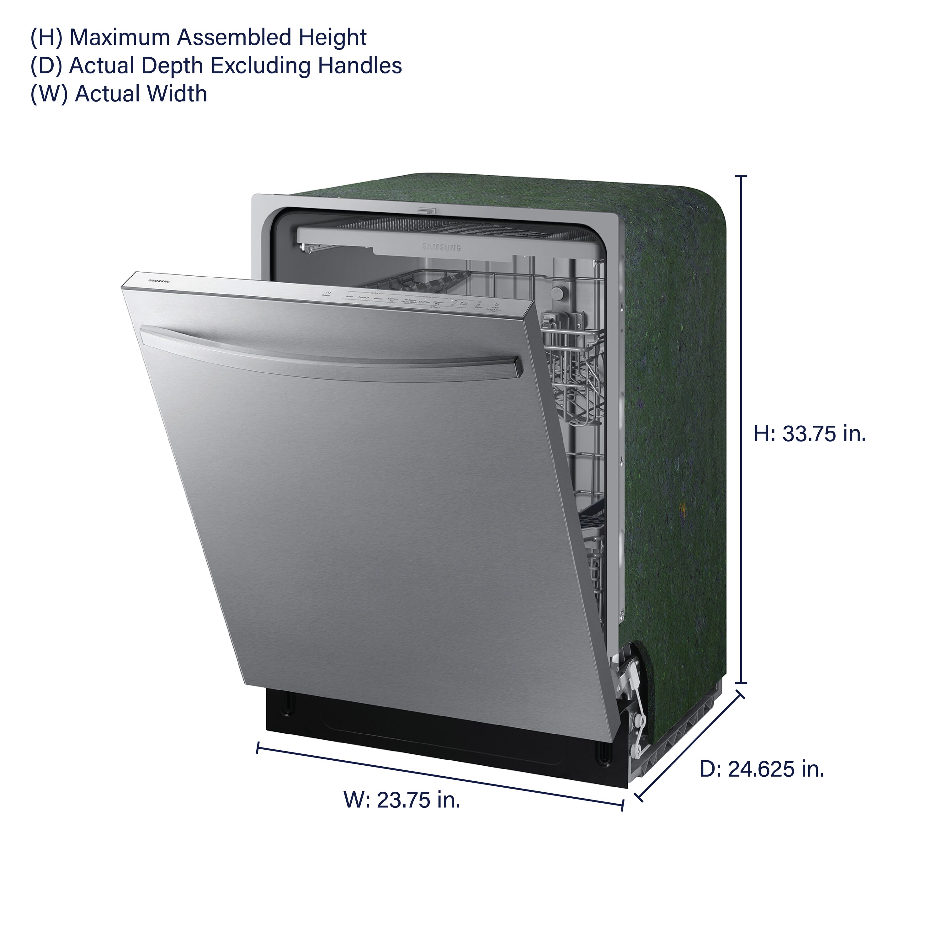 Samsung Front Control 24 in Built In Dishwasher