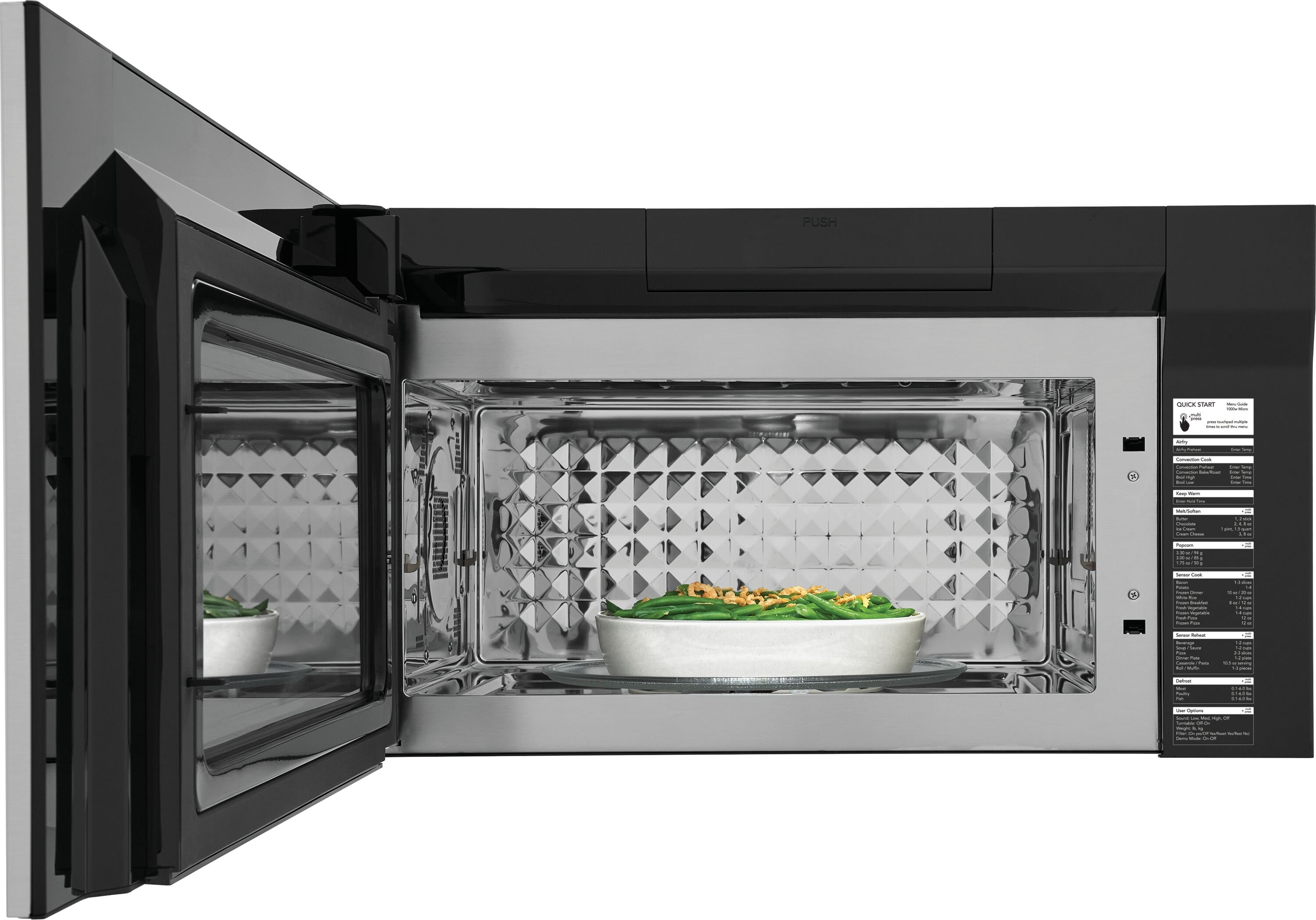 Frigidaire Gallery 1 9 cu ft 1000 Watt Over the Range Convection Microwave with Sensor Cooking Smudge proof Stainless Steel