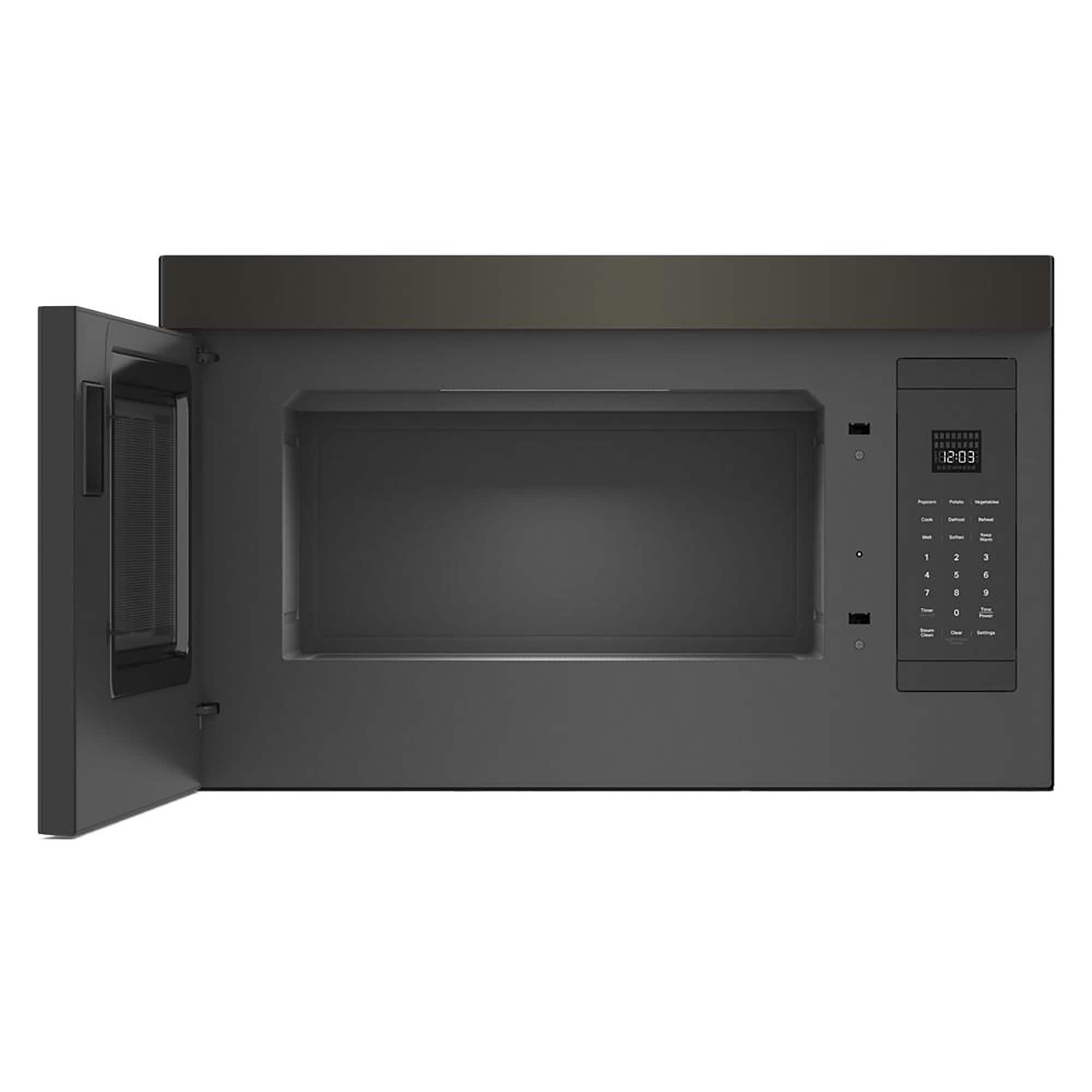 KitchenAid 1 1 cu ft 1000 Watt Over the Range Microwave with Sensor Cooking Black Stainless Steel