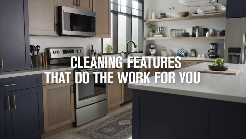 Maytag 30-in Glass Top 5 burners 5.3-cu ft Freestanding Electric Range ( Fingerprint Resistant Stainless Steel )