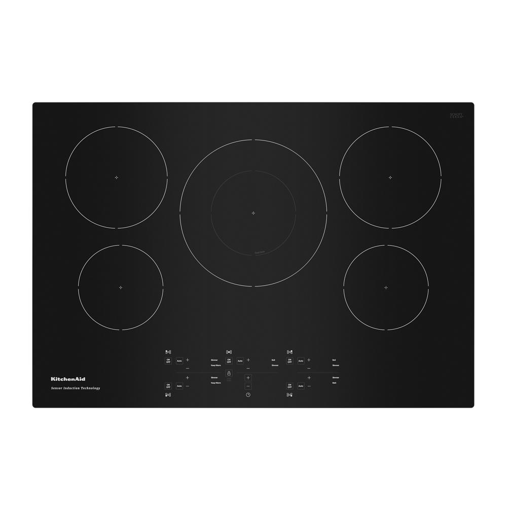 KitchenAid 30-in 5 burners Black Induction Cooktop