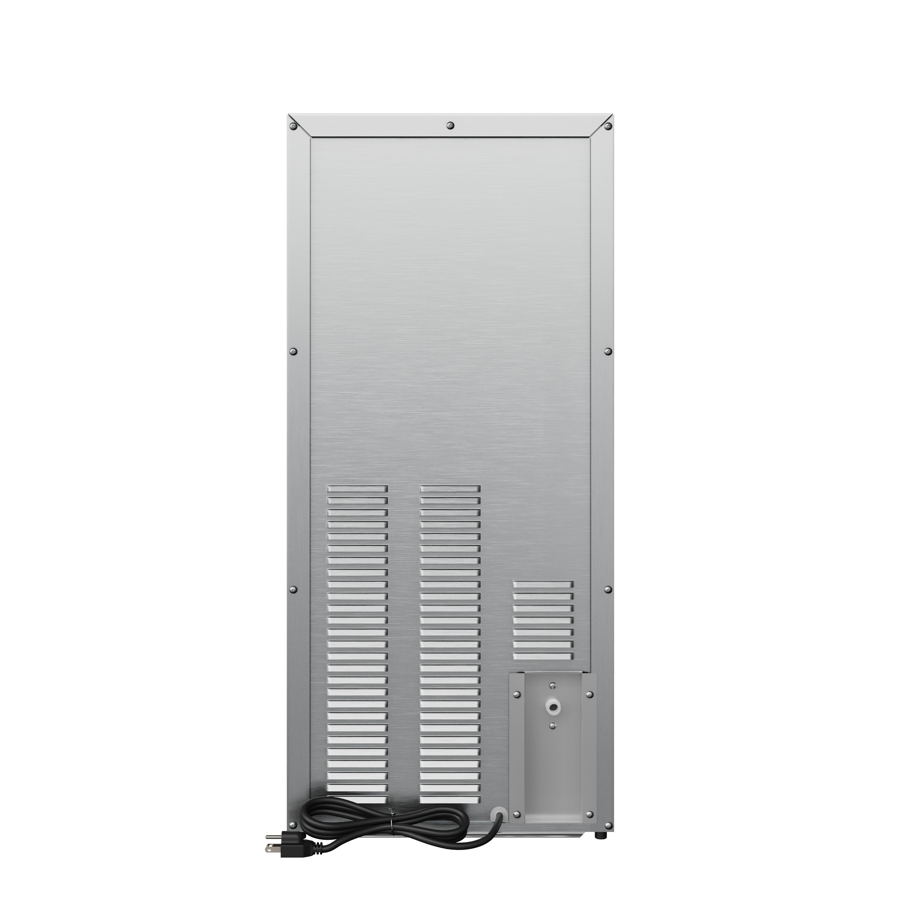 EdgeStar 15 Inch Wide 25 Lbs Capacity Built In Ice Maker with 50 Lbs Daily Ice Production Stainless Steel