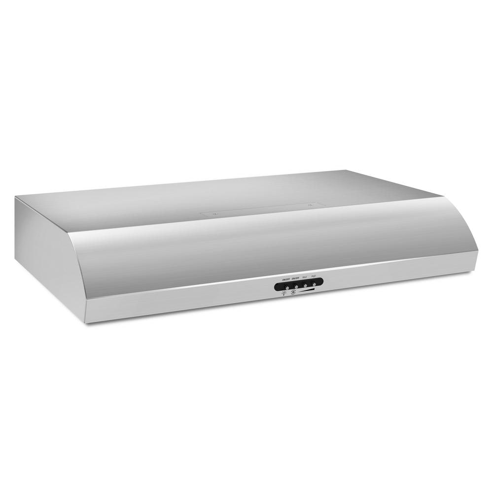 Whirlpool 30 in Convertible Stainless Steel Undercabinet Range Hood Common 30 in Actual 29 938 in