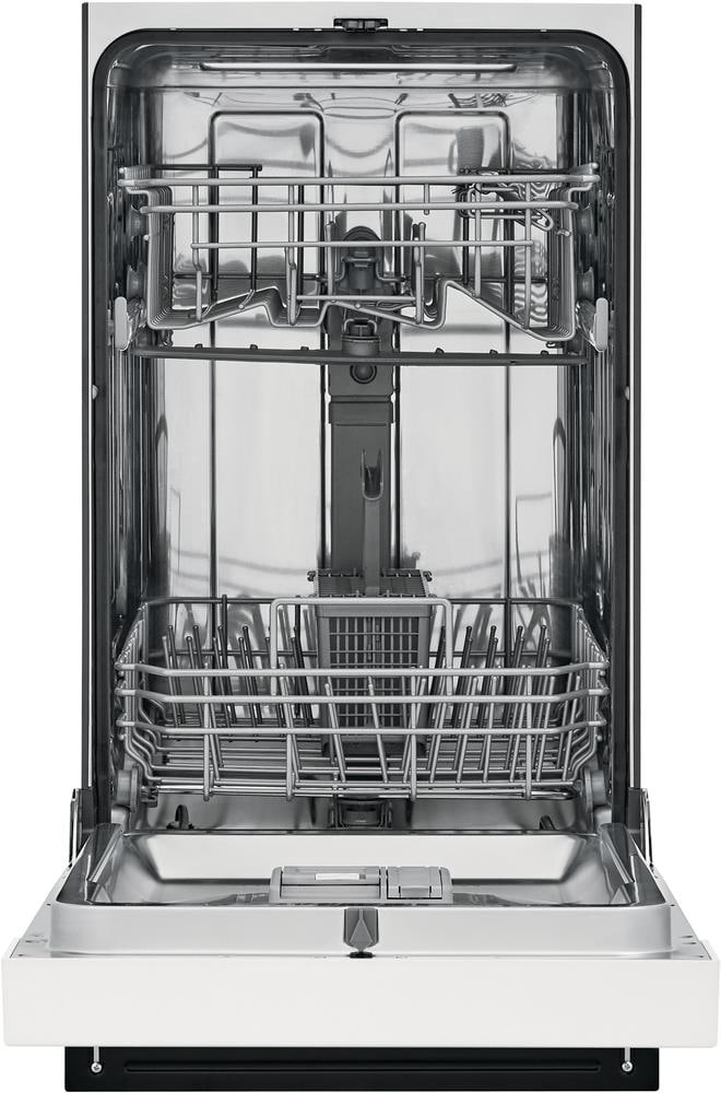 Frigidaire Stainless Steel Tub Front Control 18 in Built In Dishwasher White ENERGY STAR 52 dBA