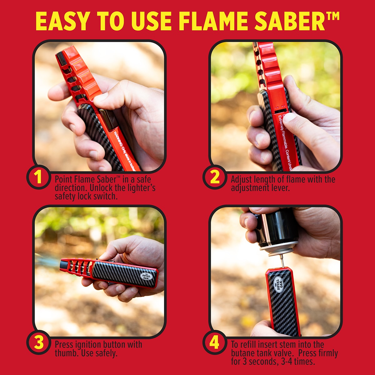Royal Oak Flame Saber 1 Count Lighter