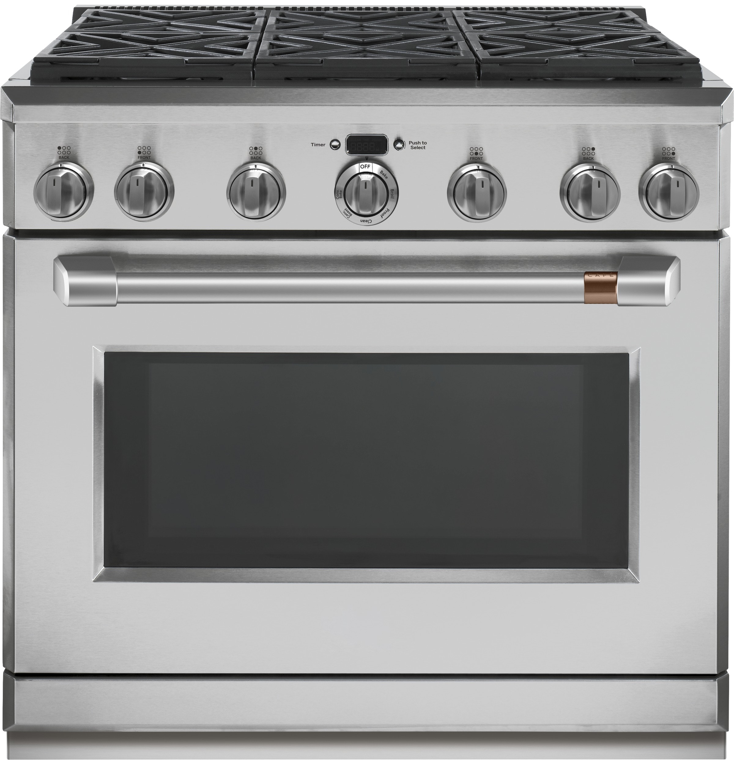 Cafe 36-in Gas range Toe kick ( Brushed Stainless )