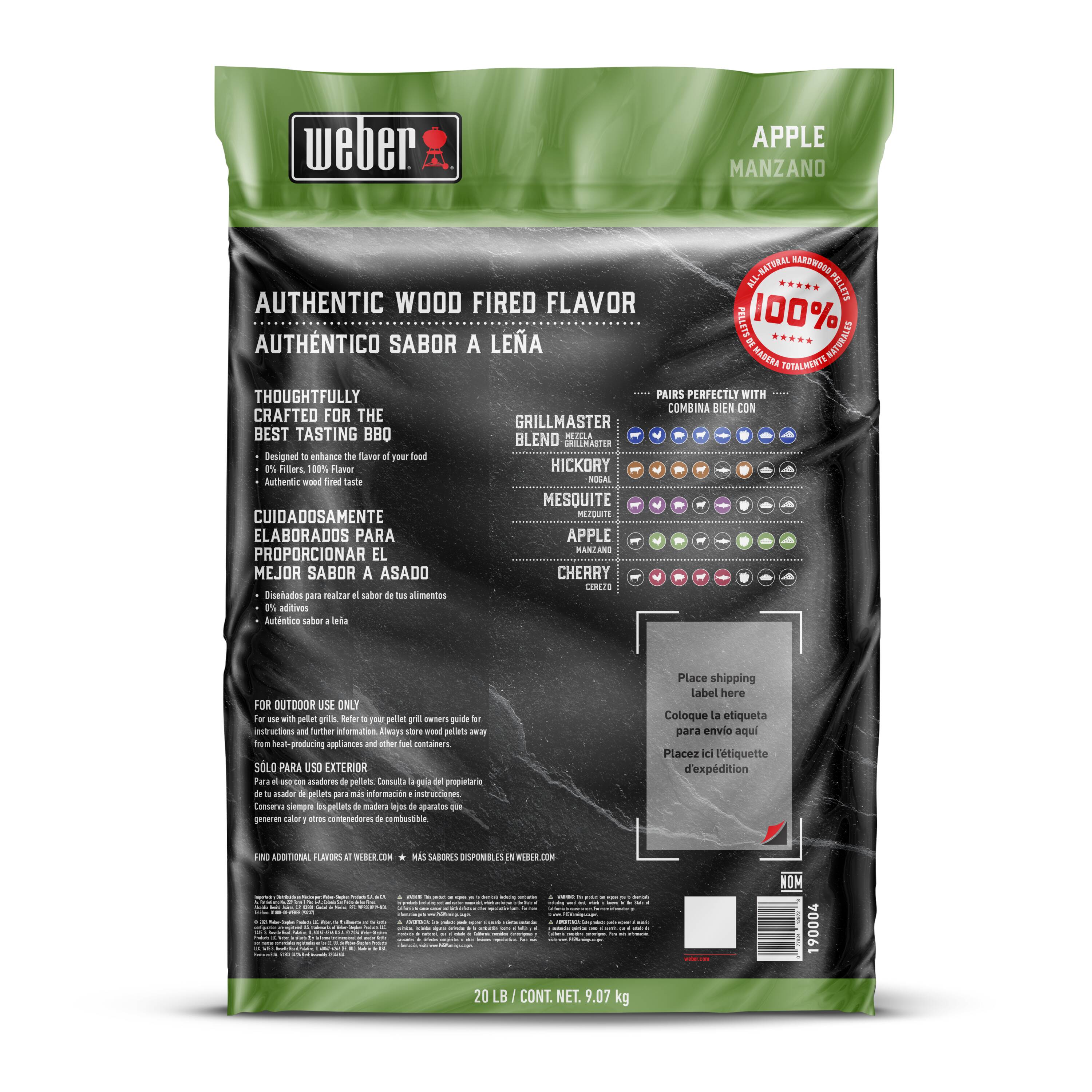Weber Apple 20-lb Wood Pellets