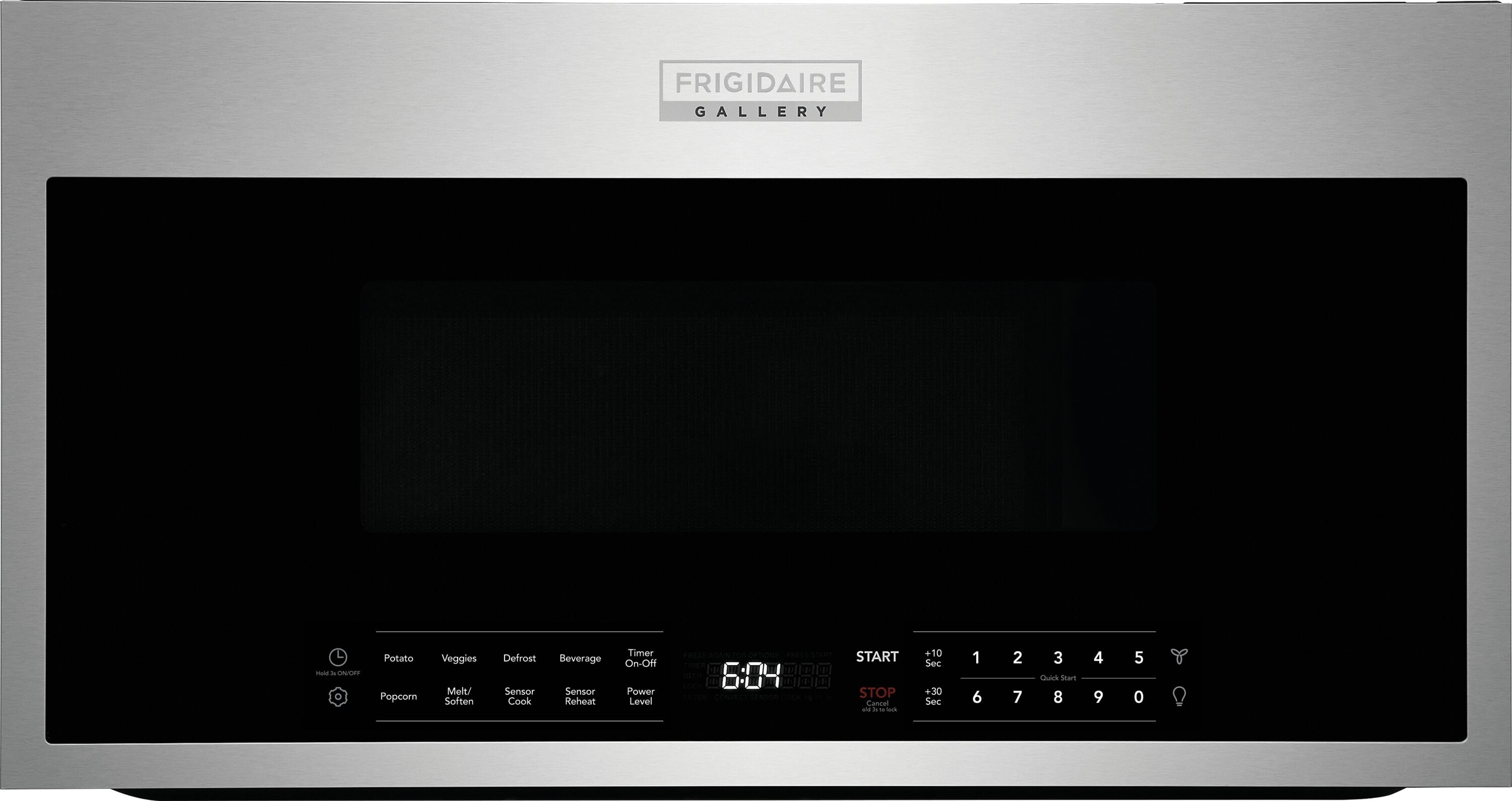 Frigidaire Gallery 1 9 cu ft 1000 Watt Over the Range Microwave with Sensor Cooking Fingerprint Resistant Stainless Steel