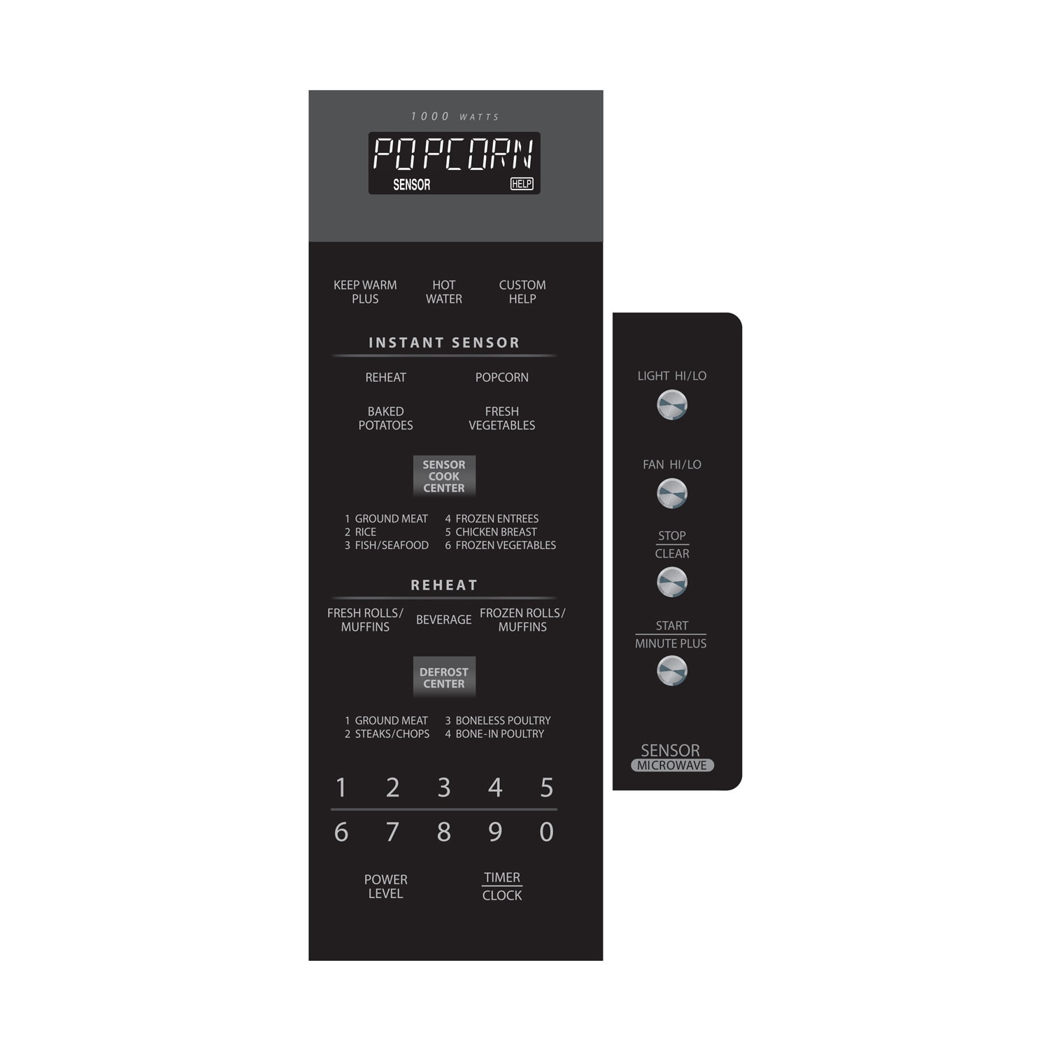 Sharp 1 5 cu ft 1000 Watt Over the Range Microwave with Sensor Cooking Stainless Steel