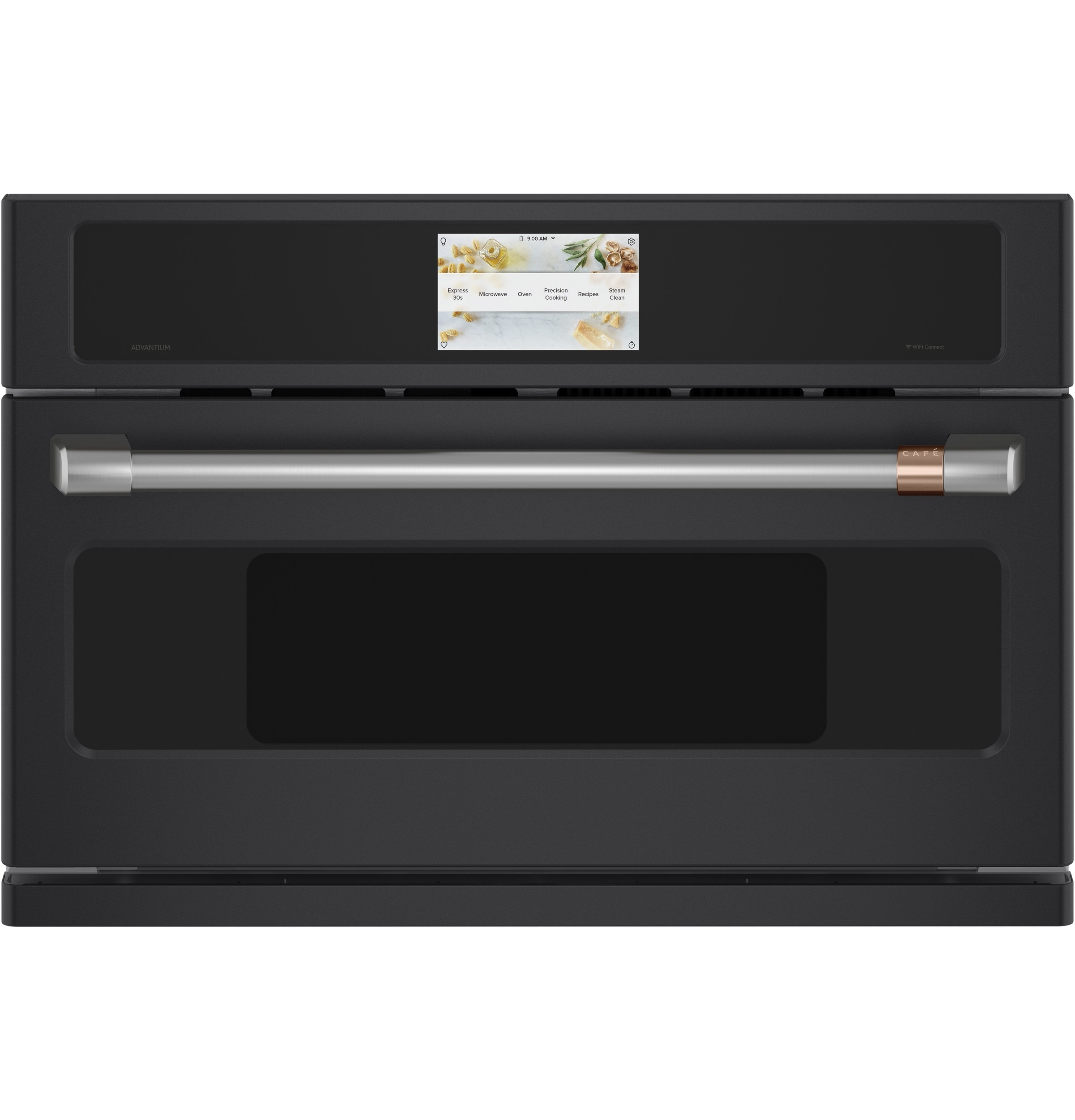 Cafe 27-in Wall oven handle ( Brushed Stainless )